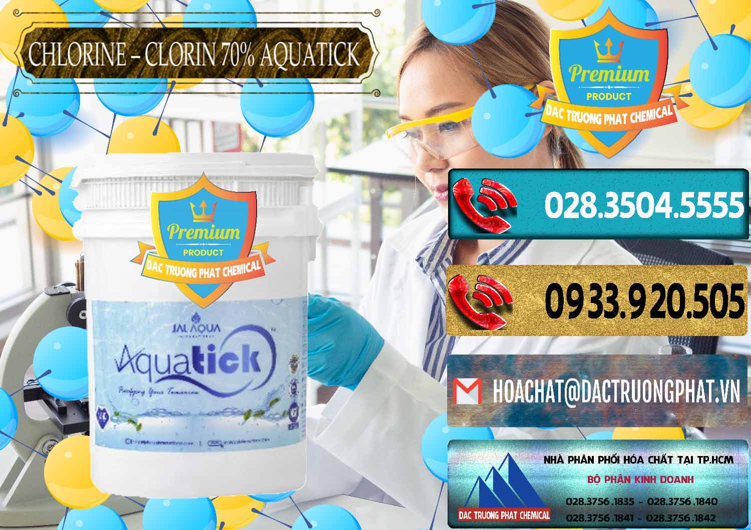 Chuyên bán & phân phối Chlorine – Clorin 70% Aquatick Thùng Cao Jal Aqua Ấn Độ India - 0237 - Nơi chuyên nhập khẩu _ phân phối hóa chất tại TP.HCM - hoachatdetnhuom.com