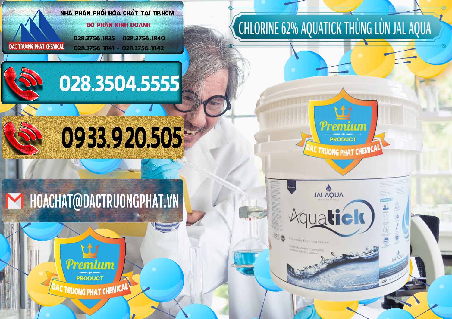 Công ty bán và cung ứng Chlorine – Clorin 62% Aquatick Thùng Lùn Jal Aqua Ấn Độ India - 0238 - Cty chuyên cung cấp - kinh doanh hóa chất tại TP.HCM - hoachatdetnhuom.com