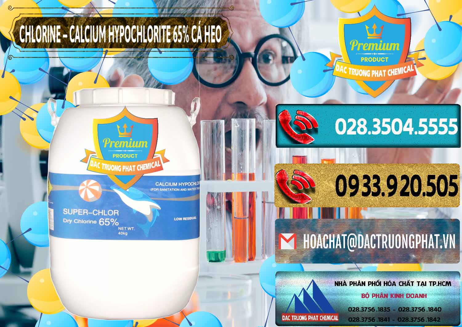Cty phân phối ( bán ) Clorin - Chlorine Cá Heo 65% Trung Quốc China - 0053 - Đơn vị bán - cung cấp hóa chất tại TP.HCM - hoachatdetnhuom.com