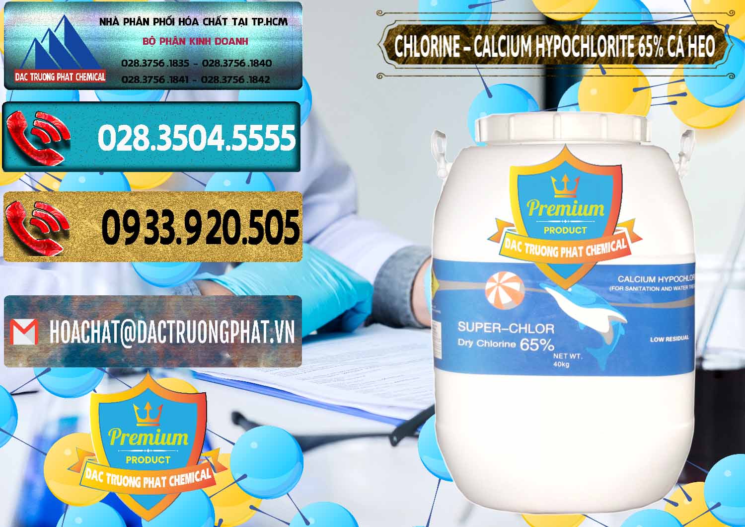 Công ty chuyên cung ứng - bán Clorin - Chlorine Cá Heo 65% Trung Quốc China - 0053 - Chuyên kinh doanh - phân phối hóa chất tại TP.HCM - hoachatdetnhuom.com