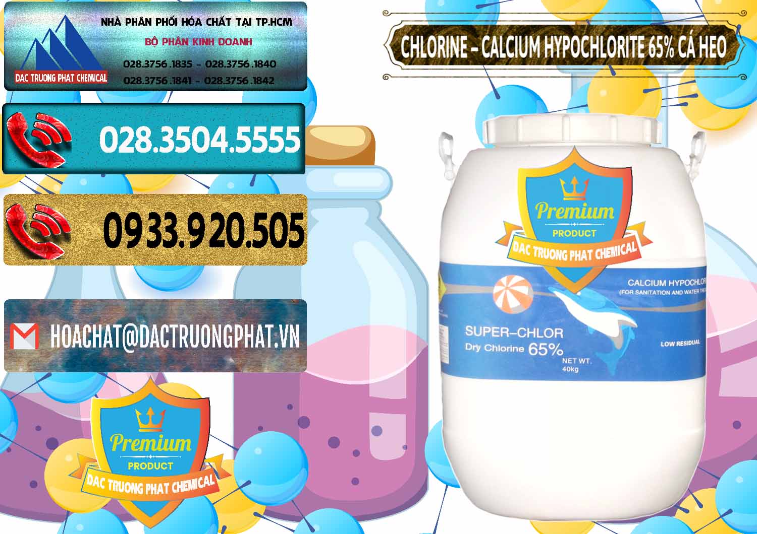 Công ty chuyên phân phối & bán Clorin - Chlorine Cá Heo 65% Trung Quốc China - 0053 - Cty phân phối - cung cấp hóa chất tại TP.HCM - hoachatdetnhuom.com