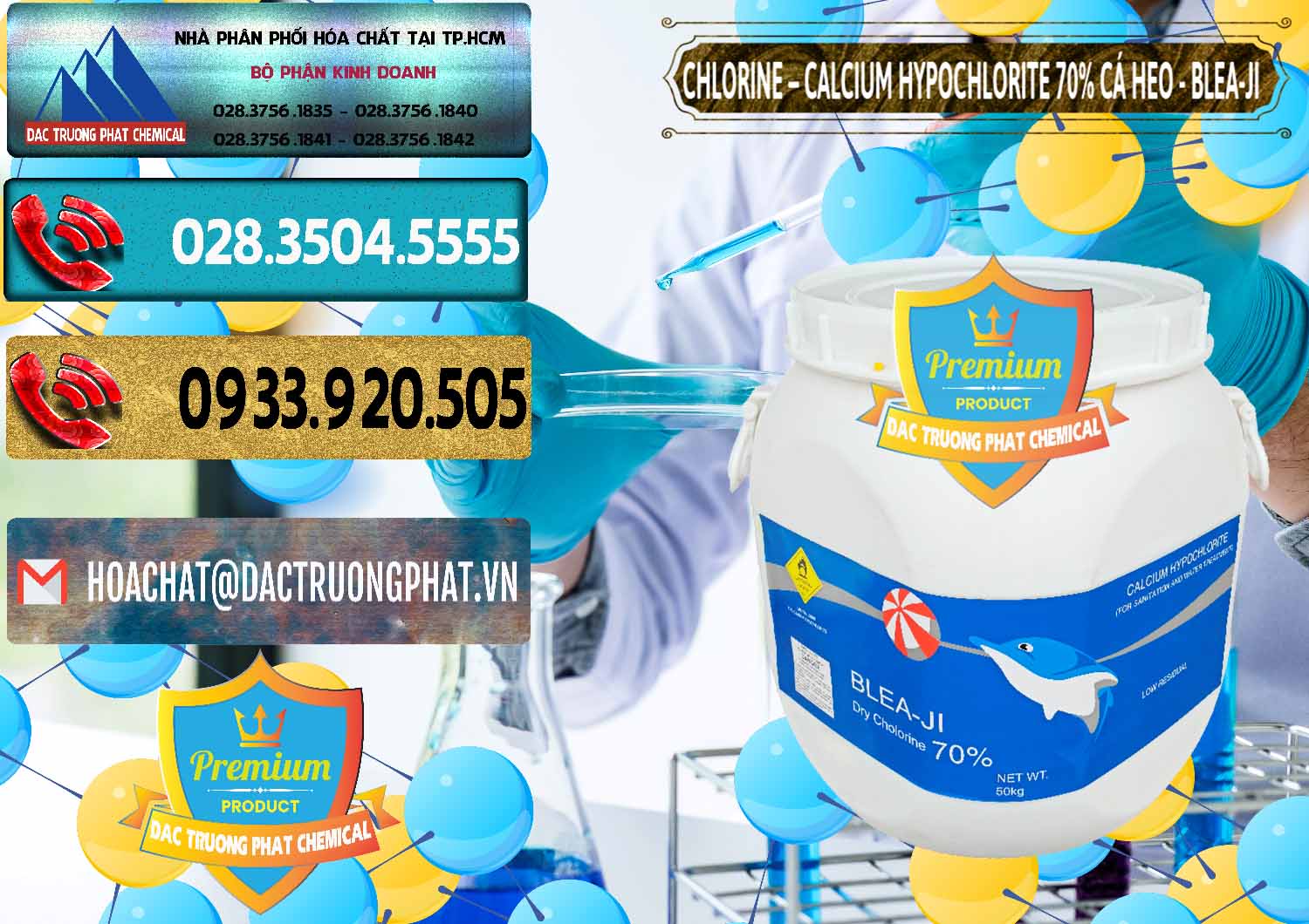 Đơn vị nhập khẩu và bán Clorin - Chlorine Cá Heo 70% Blea-Ji Trung Quốc China - 0056 - Công ty chuyên nhập khẩu & cung cấp hóa chất tại TP.HCM - hoachatdetnhuom.com