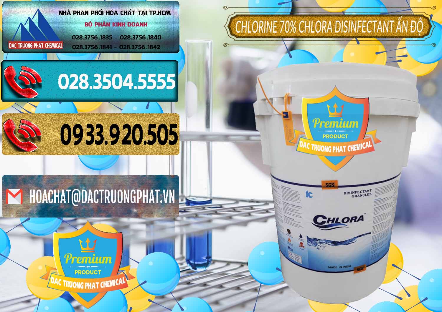 Nơi bán ( cung cấp ) Chlorine – Clorin 70% Chlora Disinfectant Ấn Độ India - 0213 - Đơn vị cung cấp & nhập khẩu hóa chất tại TP.HCM - hoachatdetnhuom.com