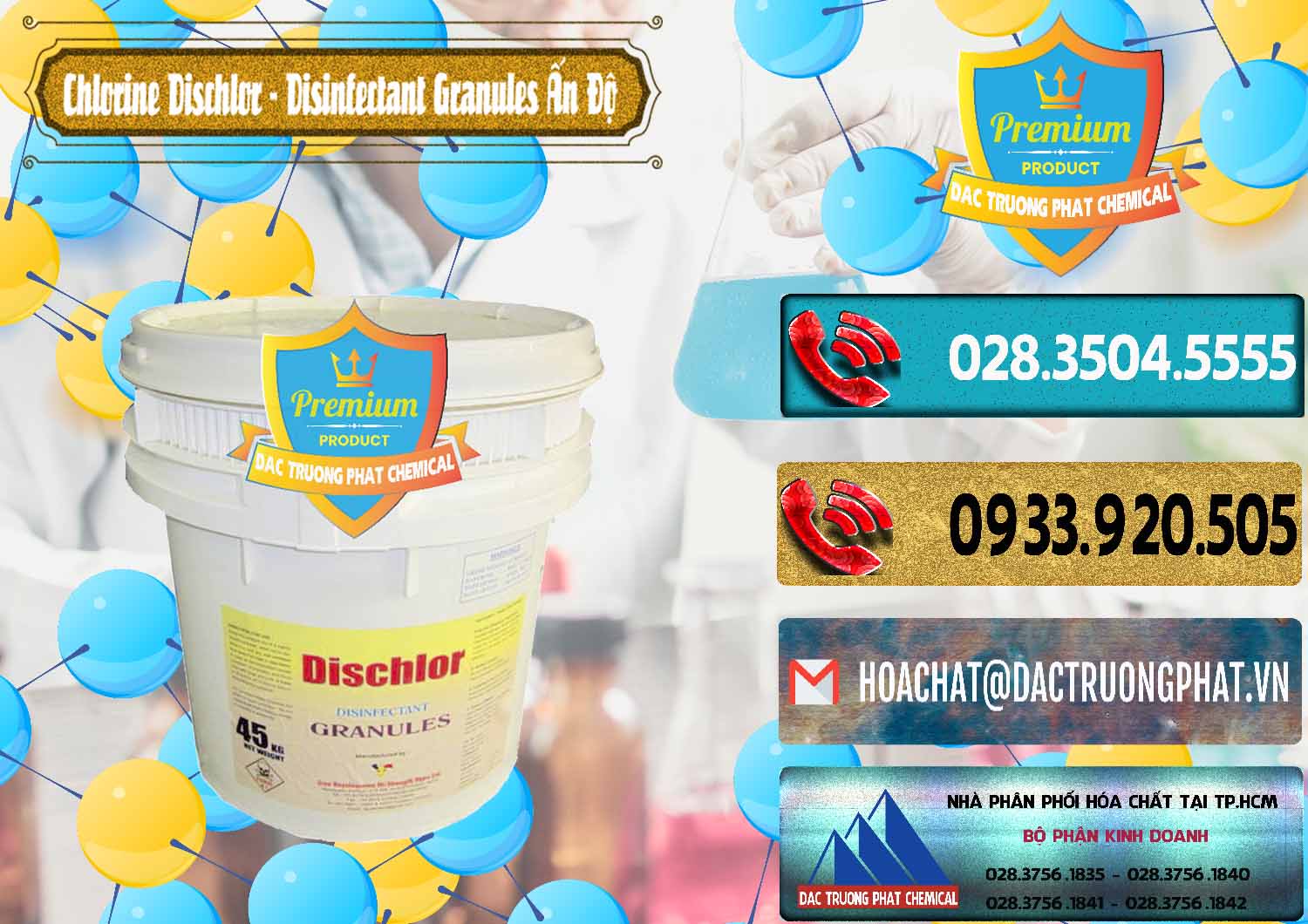 Nơi kinh doanh - bán Chlorine – Clorin 70% Dischlor - Disinfectant Granules Ấn Độ India - 0248 - Nhập khẩu ( cung cấp ) hóa chất tại TP.HCM - hoachatdetnhuom.com