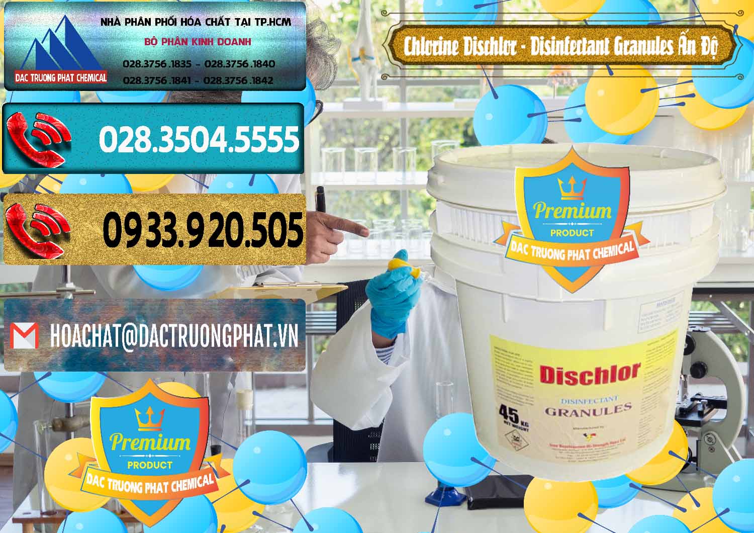 Cty chuyên kinh doanh ( bán ) Chlorine – Clorin 70% Dischlor - Disinfectant Granules Ấn Độ India - 0248 - Nơi bán ( cung cấp ) hóa chất tại TP.HCM - hoachatdetnhuom.com