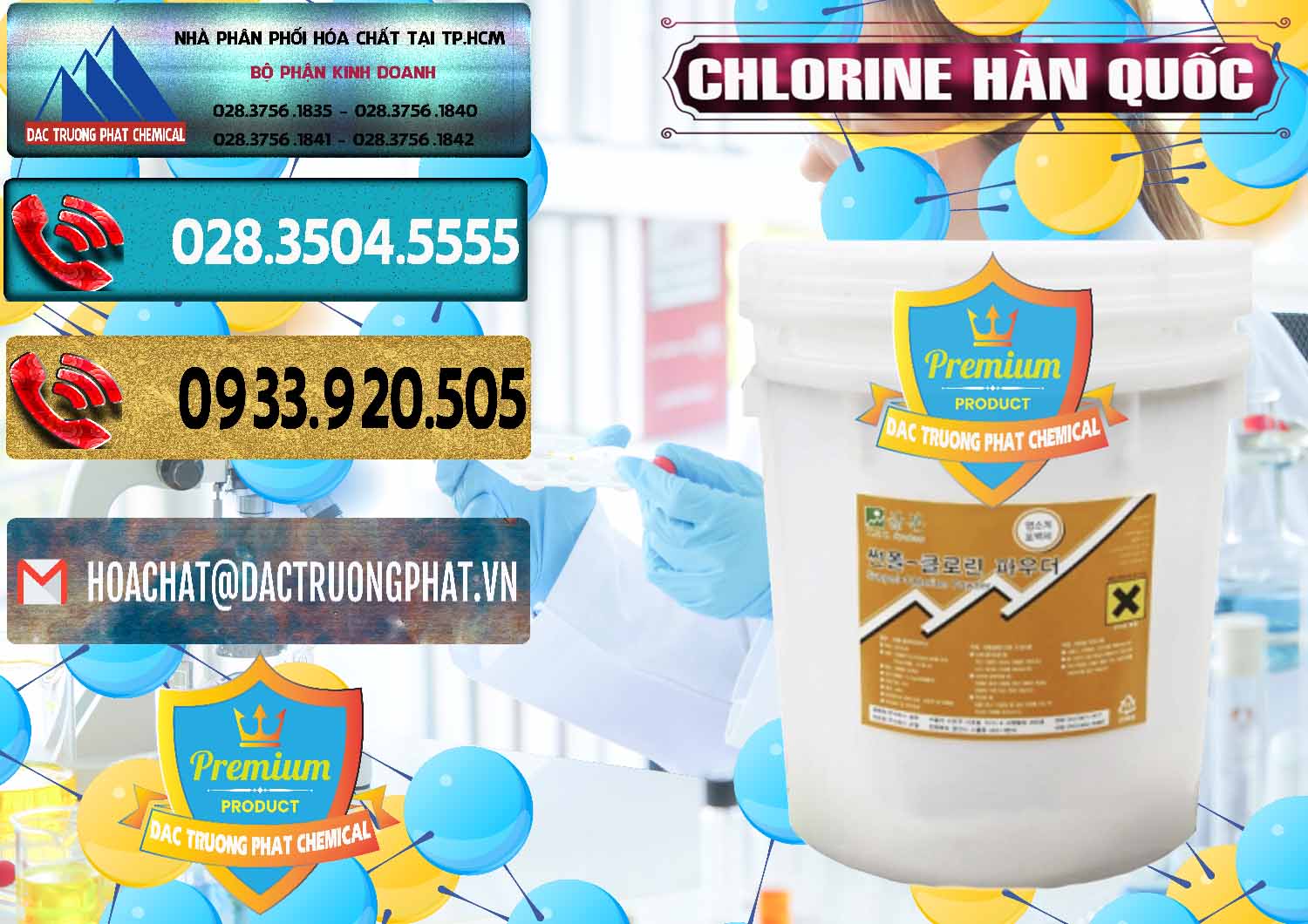 Nơi chuyên cung ứng - bán Chlorine – Clorin 70% Hàn Quốc Korea - 0345 - Công ty phân phối & bán hóa chất tại TP.HCM - hoachatdetnhuom.com