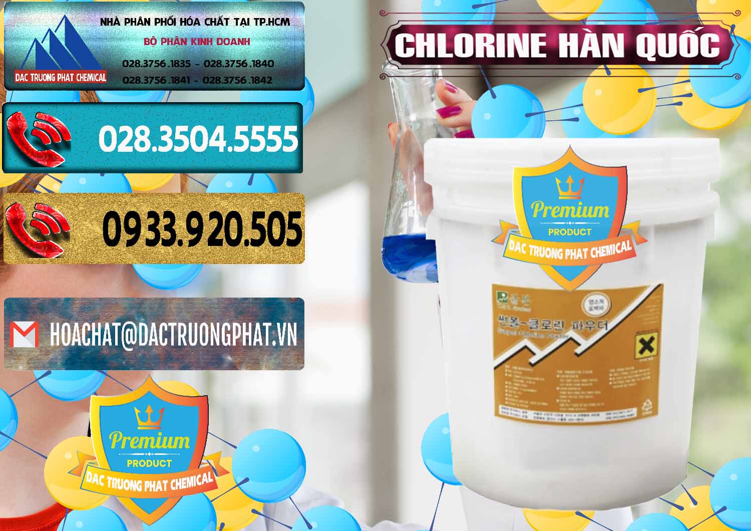 Nơi chuyên bán và cung cấp Chlorine – Clorin 70% Hàn Quốc Korea - 0345 - Công ty kinh doanh & phân phối hóa chất tại TP.HCM - hoachatdetnhuom.com