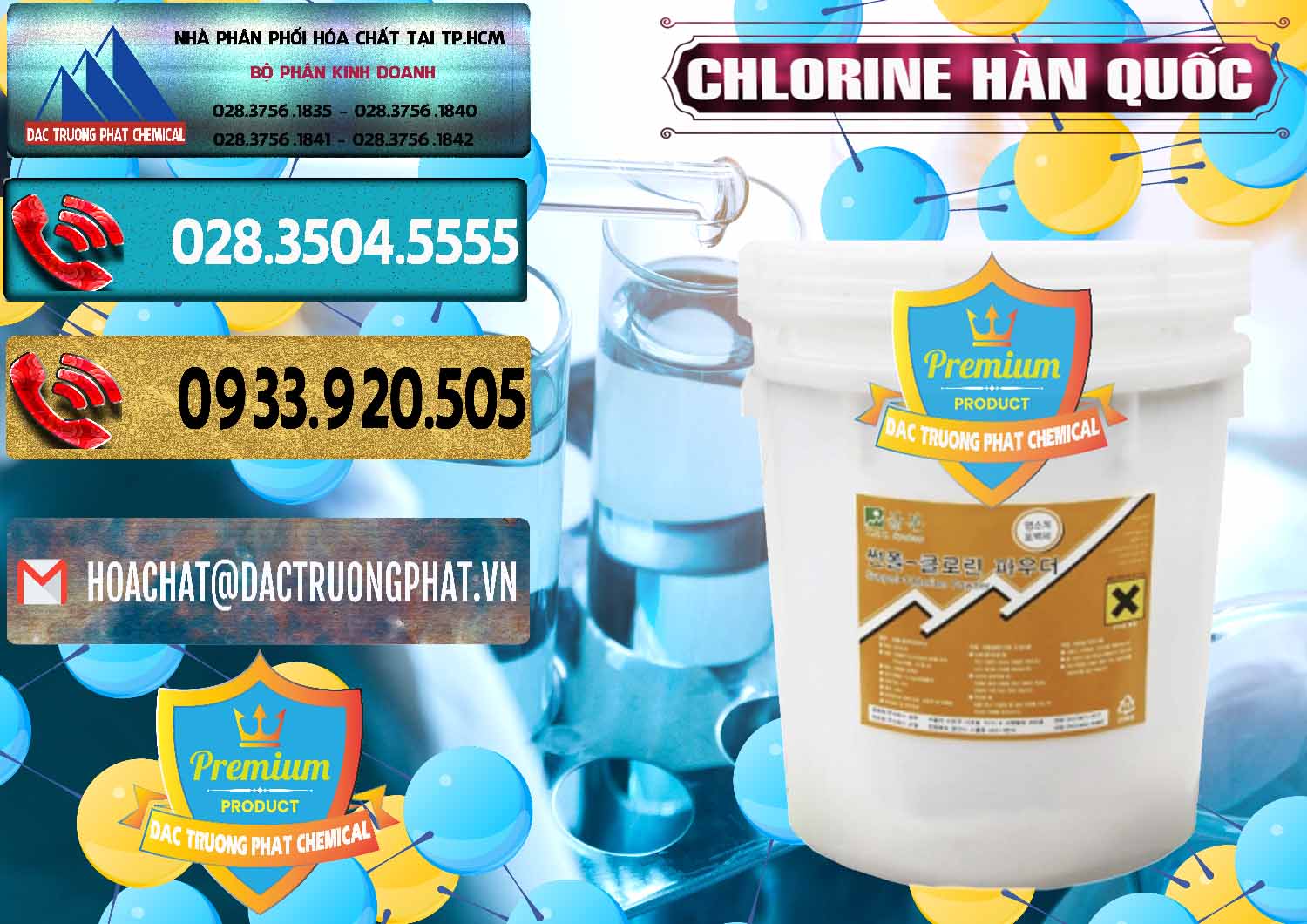 Nhà nhập khẩu ( bán ) Chlorine – Clorin 70% Hàn Quốc Korea - 0345 - Công ty nhập khẩu - cung cấp hóa chất tại TP.HCM - hoachatdetnhuom.com