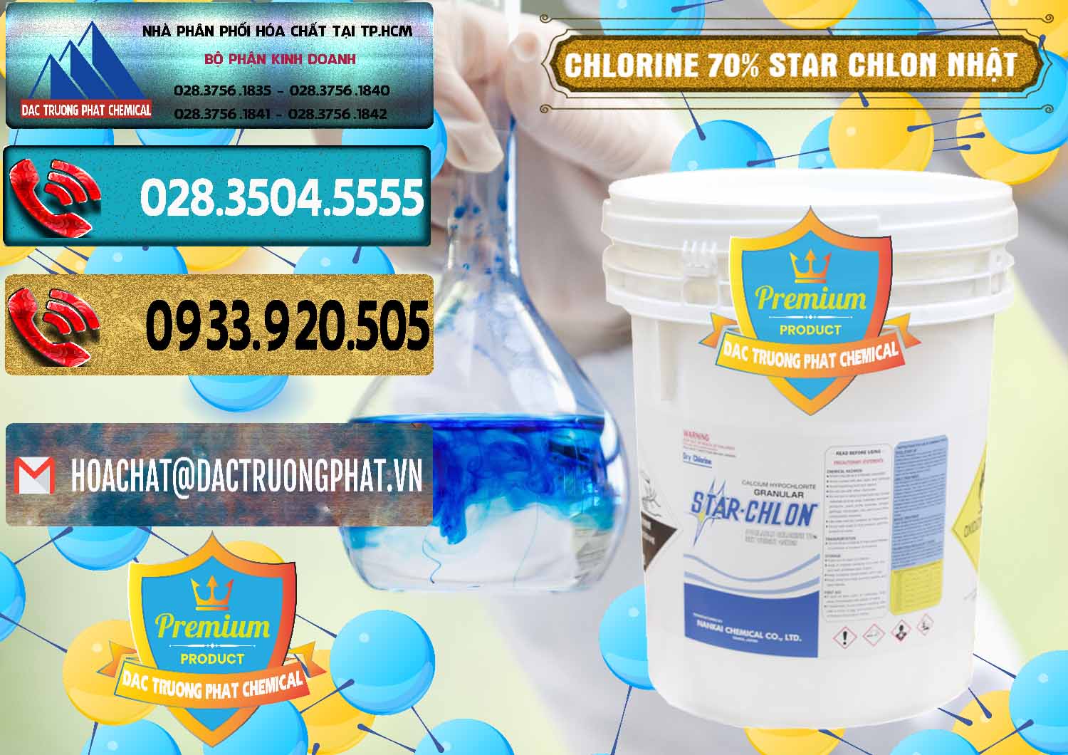 Bán và cung ứng Clorin – Chlorine 70% Star Chlon Nhật Bản Japan - 0243 - Công ty chuyên cung cấp _ bán hóa chất tại TP.HCM - hoachatdetnhuom.com
