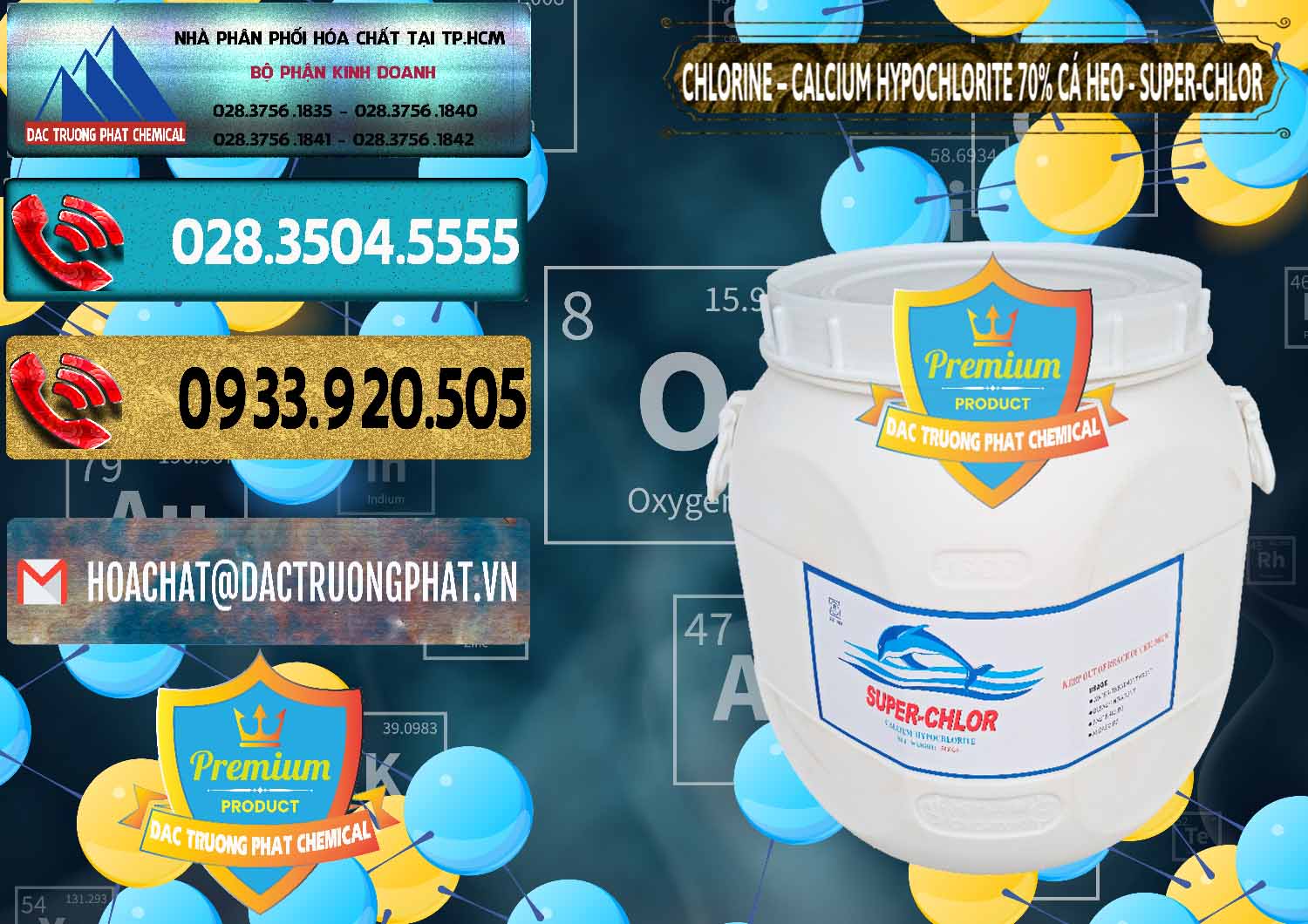 Chuyên cung ứng _ bán Clorin - Chlorine Cá Heo 70% Super Chlor Trung Quốc China - 0058 - Nhà cung cấp và phân phối hóa chất tại TP.HCM - hoachatdetnhuom.com
