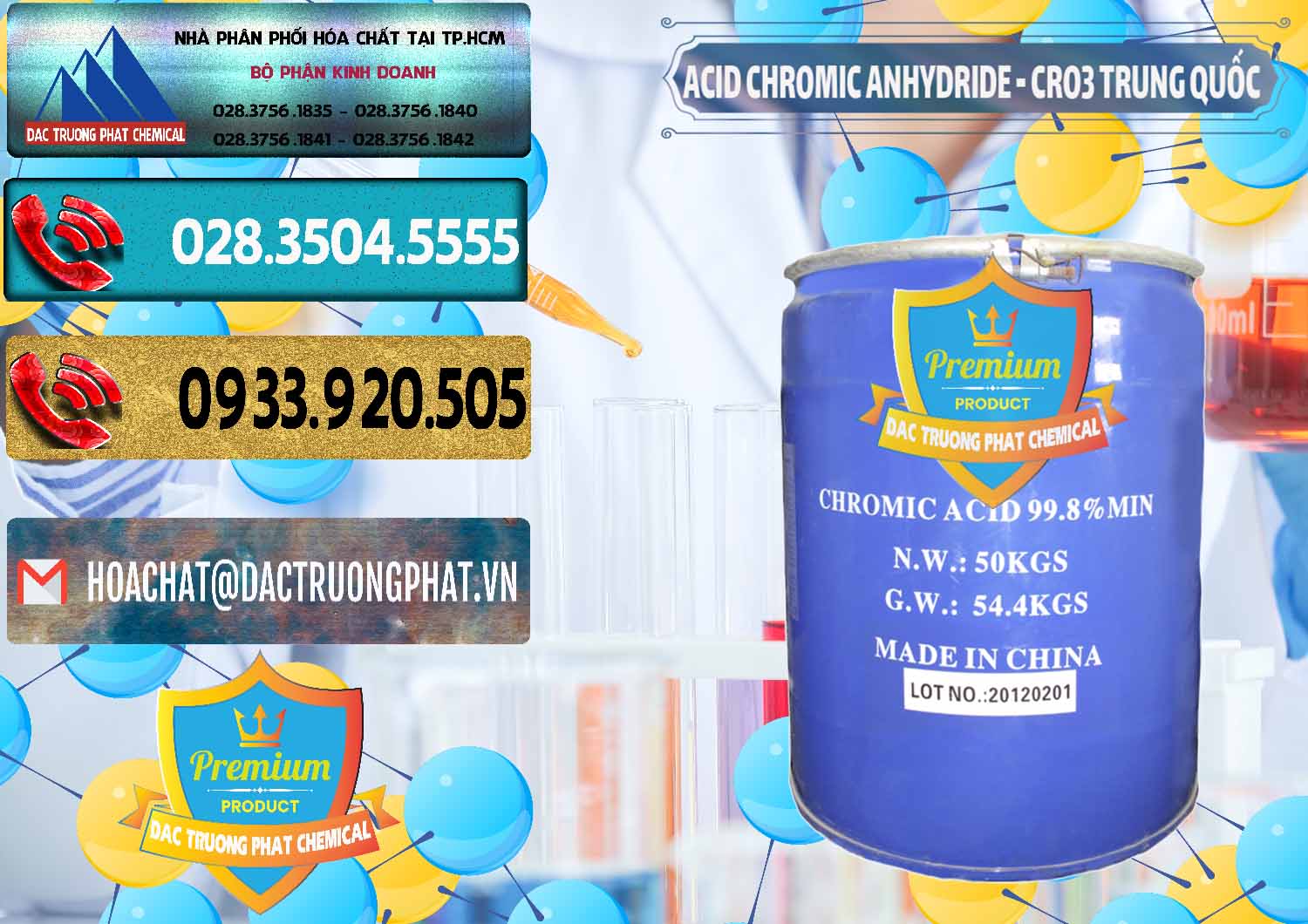 Nơi chuyên bán - phân phối Acid Chromic Anhydride - Cromic CRO3 Trung Quốc China - 0007 - Nhà phân phối và cung ứng hóa chất tại TP.HCM - hoachatdetnhuom.com