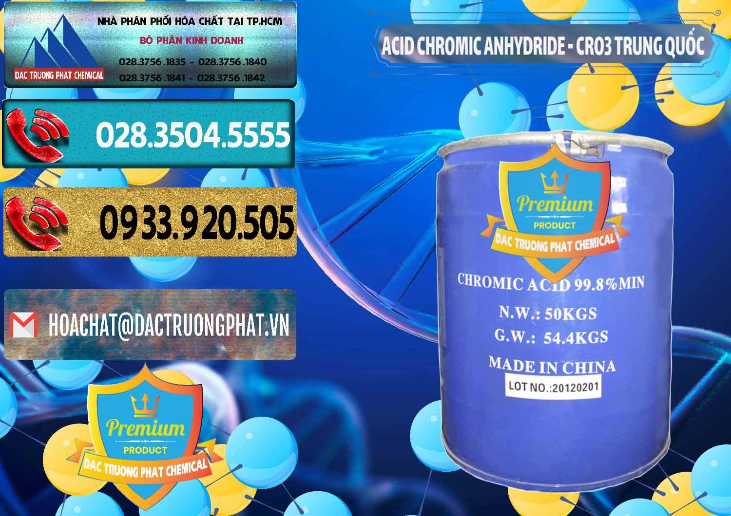 Công ty kinh doanh ( bán ) Acid Chromic Anhydride - Cromic CRO3 Trung Quốc China - 0007 - Công ty chuyên cung cấp _ bán hóa chất tại TP.HCM - hoachatdetnhuom.com