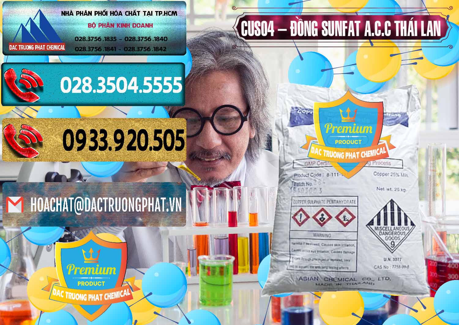 Cty chuyên bán & cung cấp CuSO4 – Đồng Sunfat A.C.C Thái Lan - 0249 - Công ty phân phối & cung ứng hóa chất tại TP.HCM - hoachatdetnhuom.com
