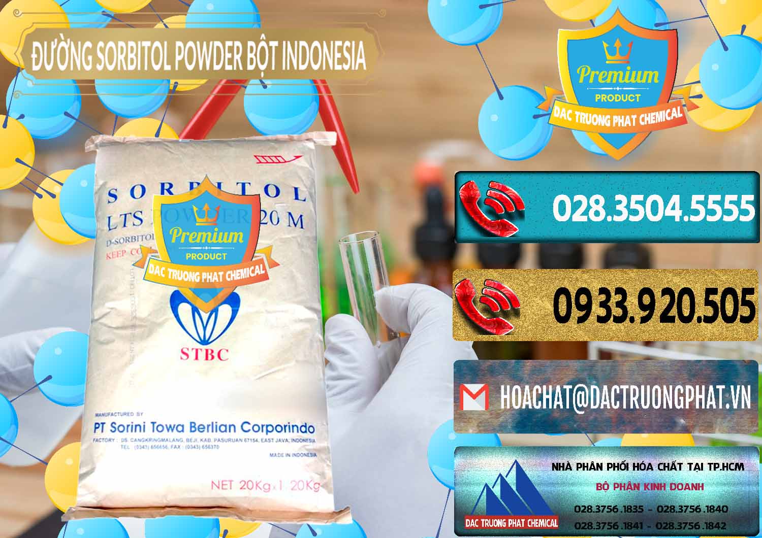 Chuyên bán - cung cấp D-Sorbitol Bột - C6H14O6 Food Grade Indonesia - 0320 - Nơi phân phối & kinh doanh hóa chất tại TP.HCM - hoachatdetnhuom.com