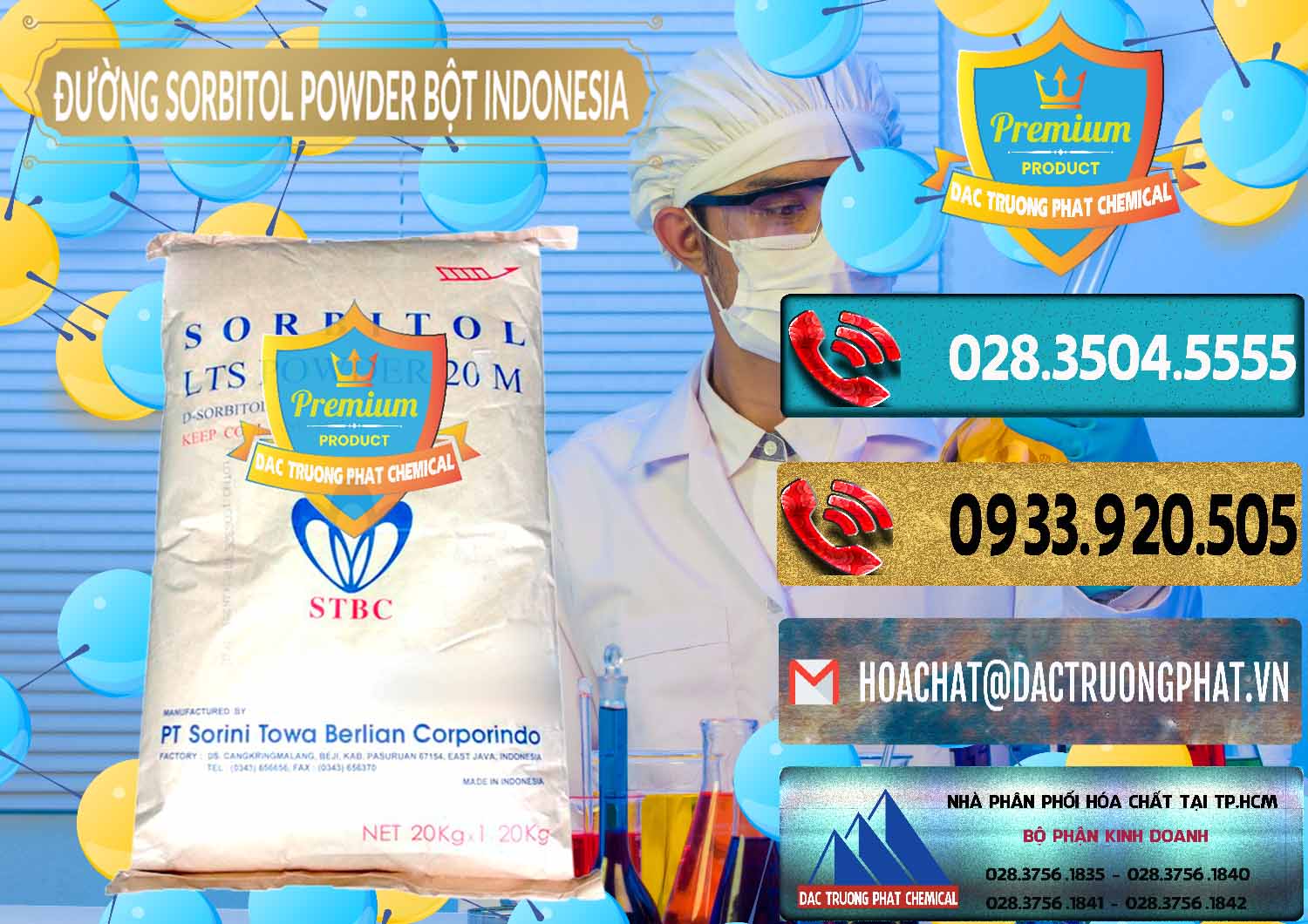 Đơn vị chuyên nhập khẩu - bán D-Sorbitol Bột - C6H14O6 Food Grade Indonesia - 0320 - Nơi phân phối & cung ứng hóa chất tại TP.HCM - hoachatdetnhuom.com