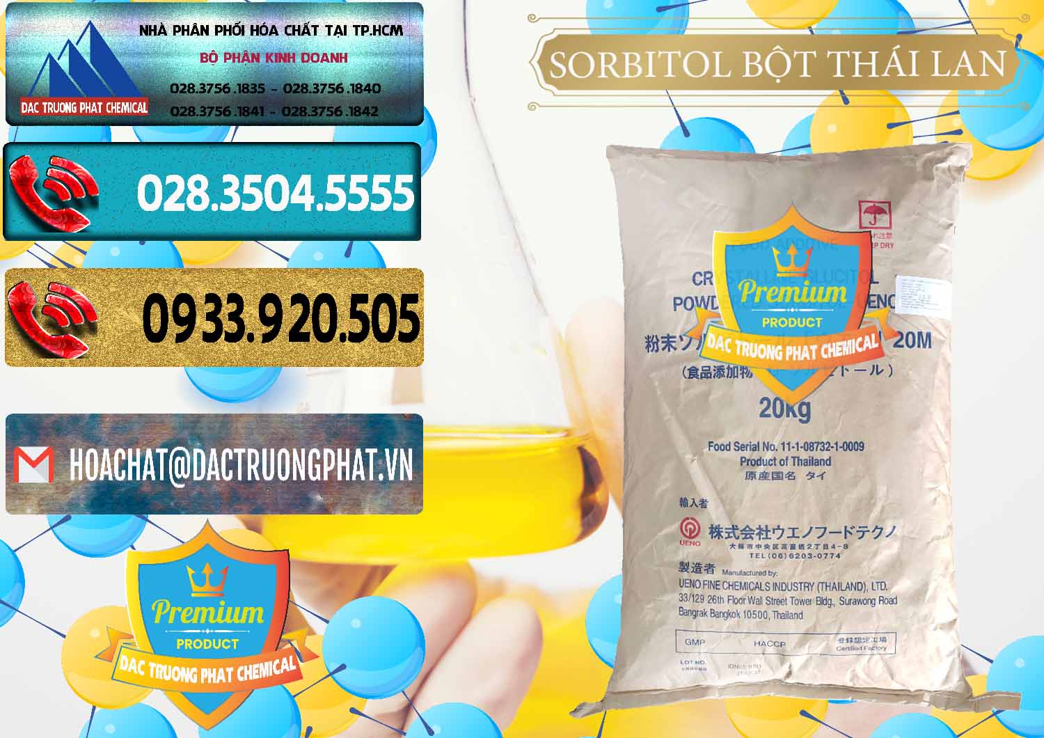 Bán - cung cấp D-Sorbitol Bột - C6H14O6 Food Grade Thái Lan Thailand - 0322 - Đơn vị phân phối - cung cấp hóa chất tại TP.HCM - hoachatdetnhuom.com