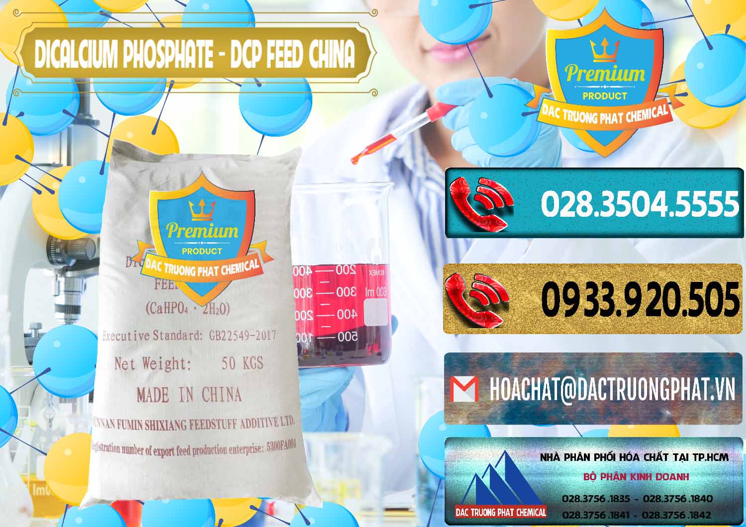 Công ty chuyên phân phối và bán Dicalcium Phosphate - DCP Feed Grade Trung Quốc China - 0296 - Cty chuyên cung cấp _ bán hóa chất tại TP.HCM - hoachatdetnhuom.com