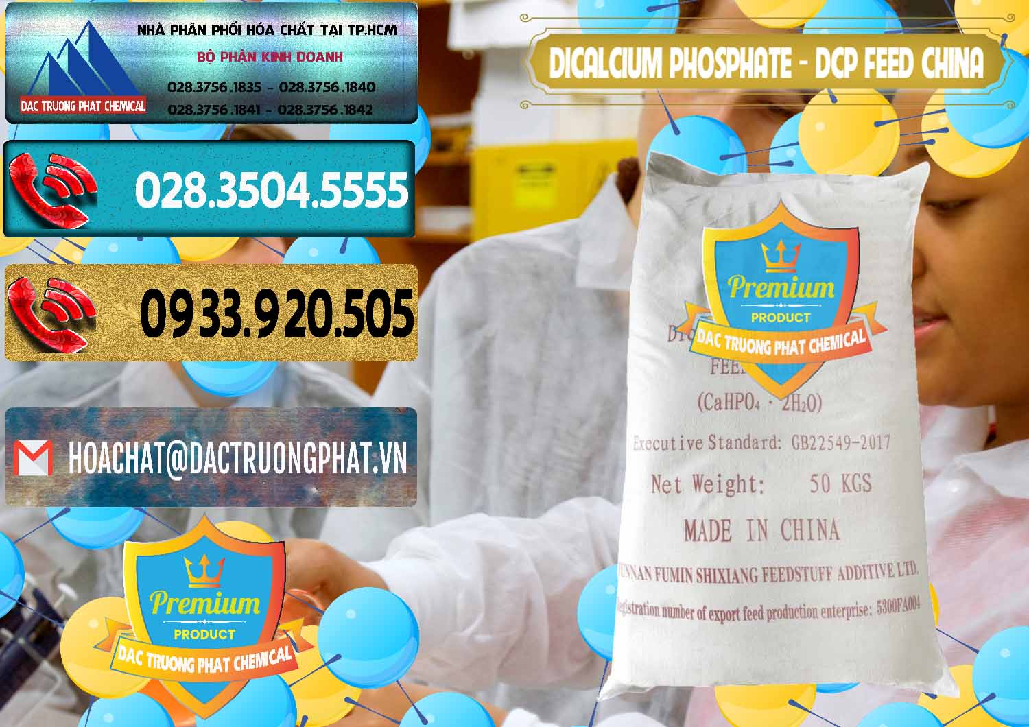 Chuyên bán _ cung ứng Dicalcium Phosphate - DCP Feed Grade Trung Quốc China - 0296 - Nơi chuyên cung ứng _ phân phối hóa chất tại TP.HCM - hoachatdetnhuom.com