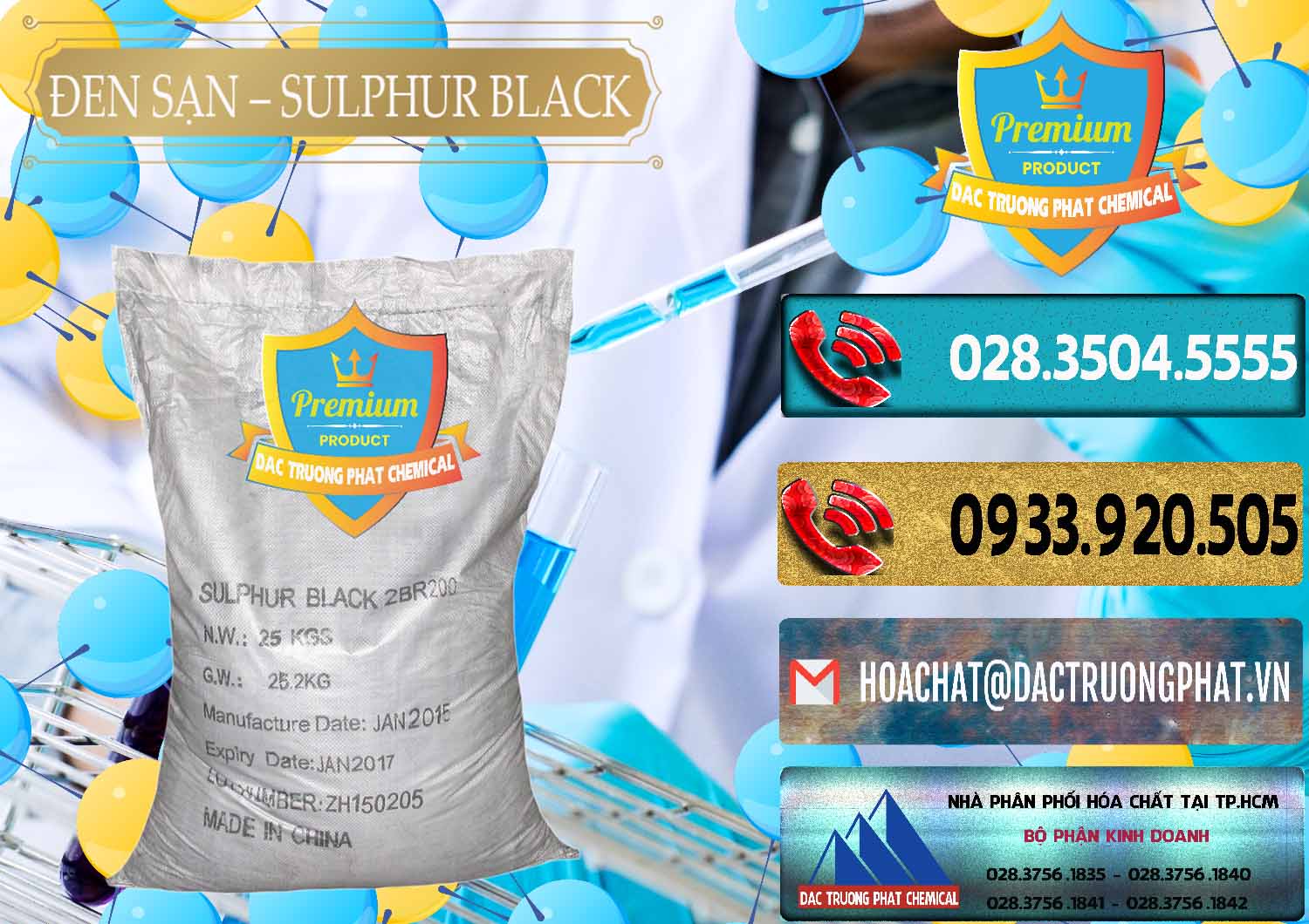 Cty nhập khẩu và bán Đen Sạn – Sulphur Black Trung Quốc China - 0062 - Nhà phân phối ( cung cấp ) hóa chất tại TP.HCM - hoachatdetnhuom.com