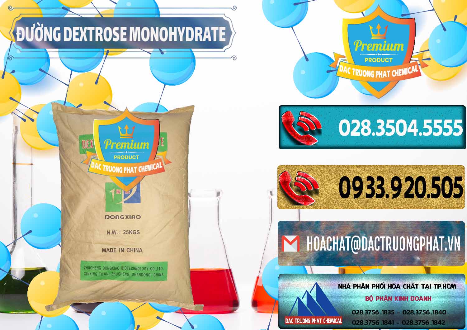 Nhà phân phối & bán Đường Dextrose Monohydrate Food Grade Dongxiao Trung Quốc China - 0063 - Kinh doanh - cung cấp hóa chất tại TP.HCM - hoachatdetnhuom.com