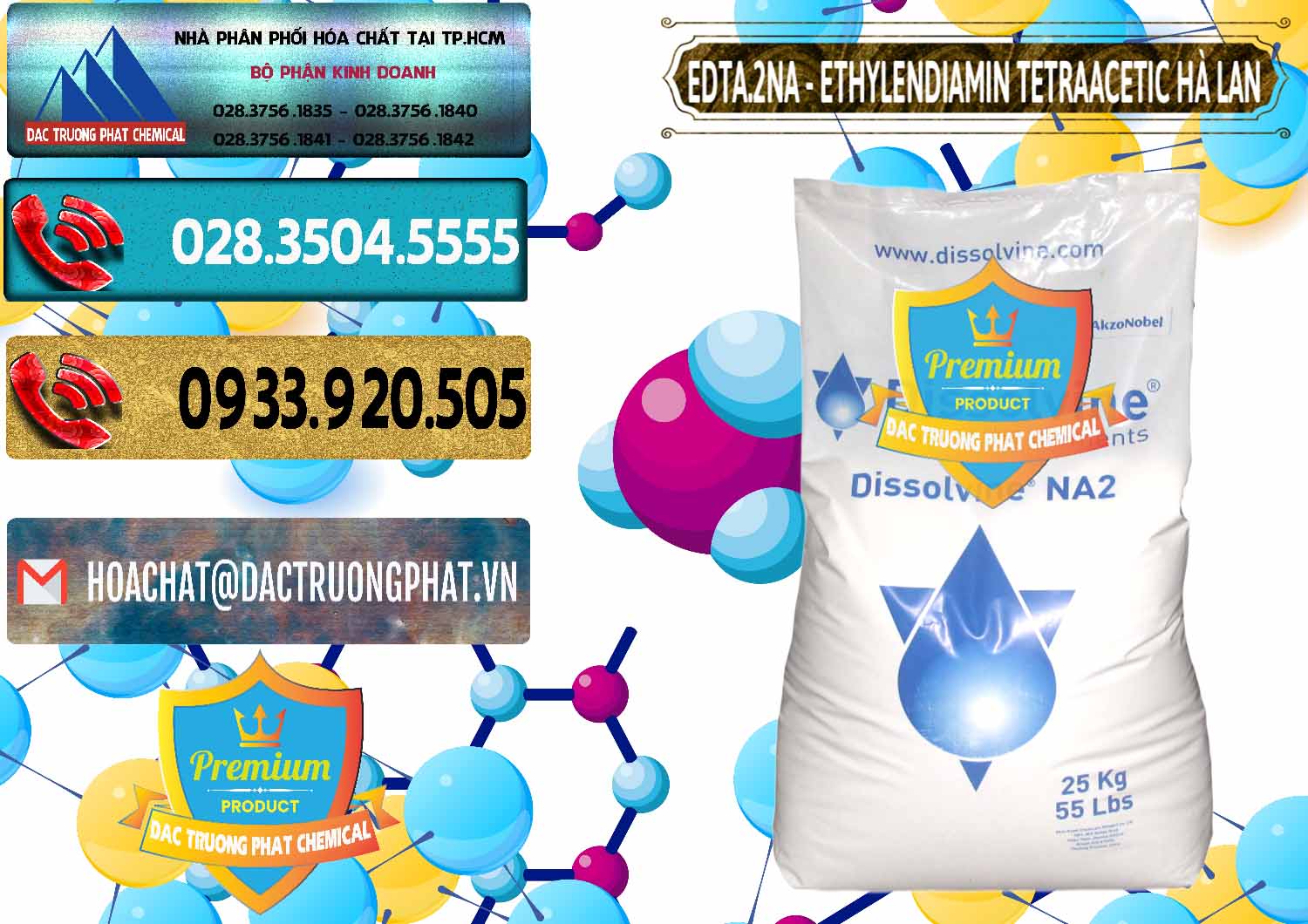 Nơi nhập khẩu và bán EDTA.2NA - Ethylendiamin Tetraacetic Dissolvine Hà Lan Netherlands - 0064 - Cung cấp ( bán ) hóa chất tại TP.HCM - hoachatdetnhuom.com