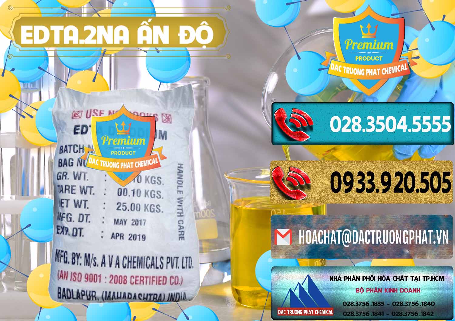 EDTA.2NA - Ethylendiamin Tetraacetic Ấn Độ India Nhập khẩu - bán EDTA.2NA - Ethylendiamin Tetraacetic Ấn Độ India - 0416 - Nhà cung cấp _ phân phối hóa chất tại TP.HCM - hoachatdetnhuom.com