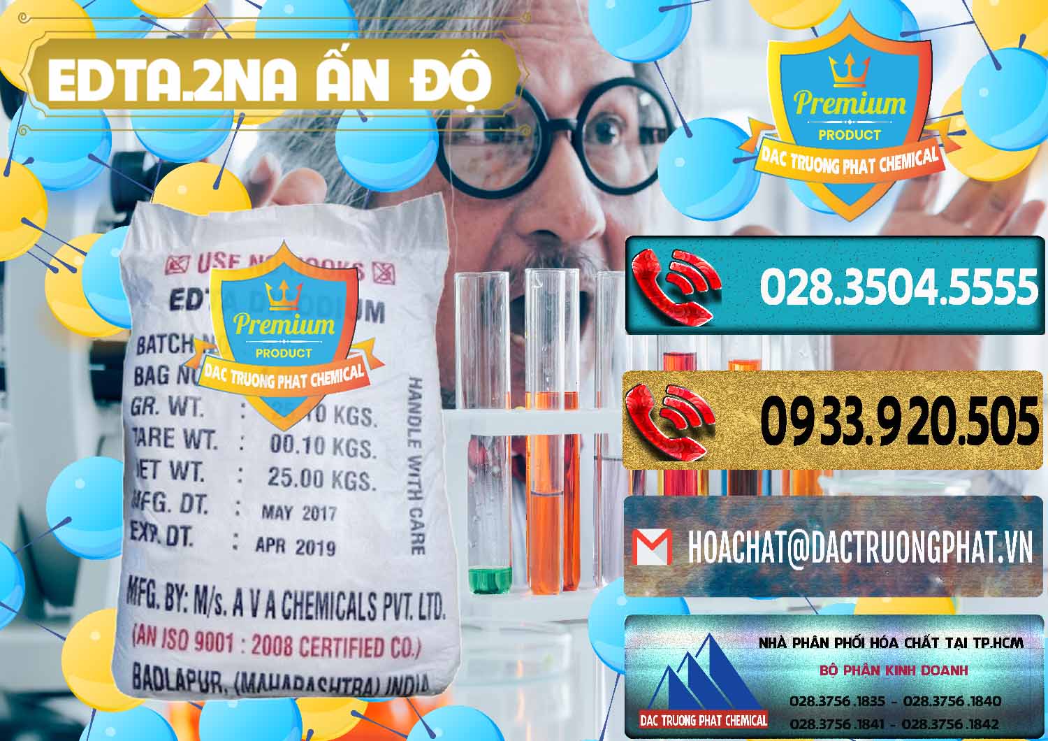 Đơn vị cung cấp & bán EDTA.2NA - Ethylendiamin Tetraacetic Ấn Độ India - 0416 - Nhà cung cấp _ bán hóa chất tại TP.HCM - hoachatdetnhuom.com