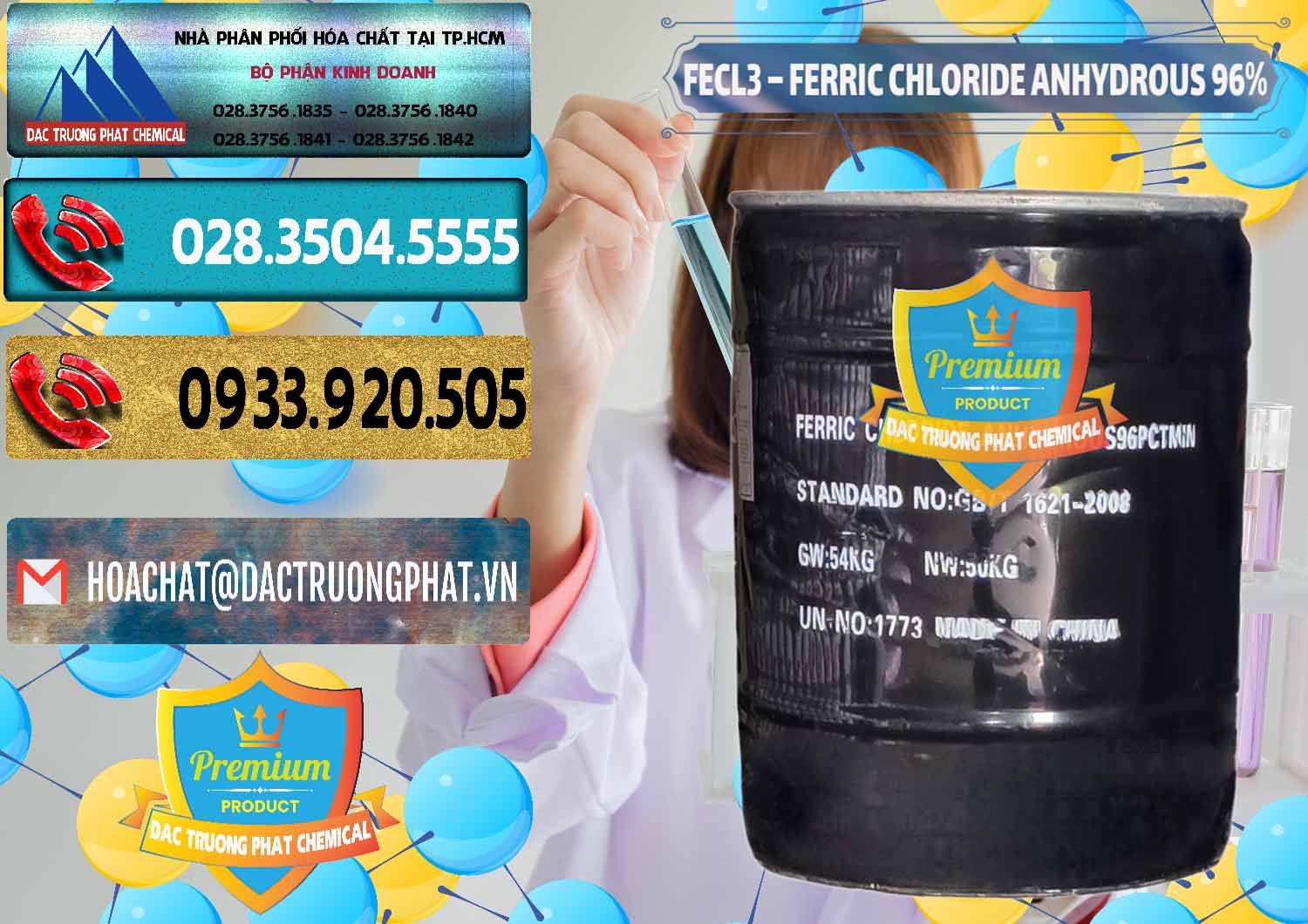 Nơi kinh doanh ( bán ) FECL3 – Ferric Chloride Anhydrous 96% Trung Quốc China - 0065 - Nơi chuyên nhập khẩu & phân phối hóa chất tại TP.HCM - hoachatdetnhuom.com