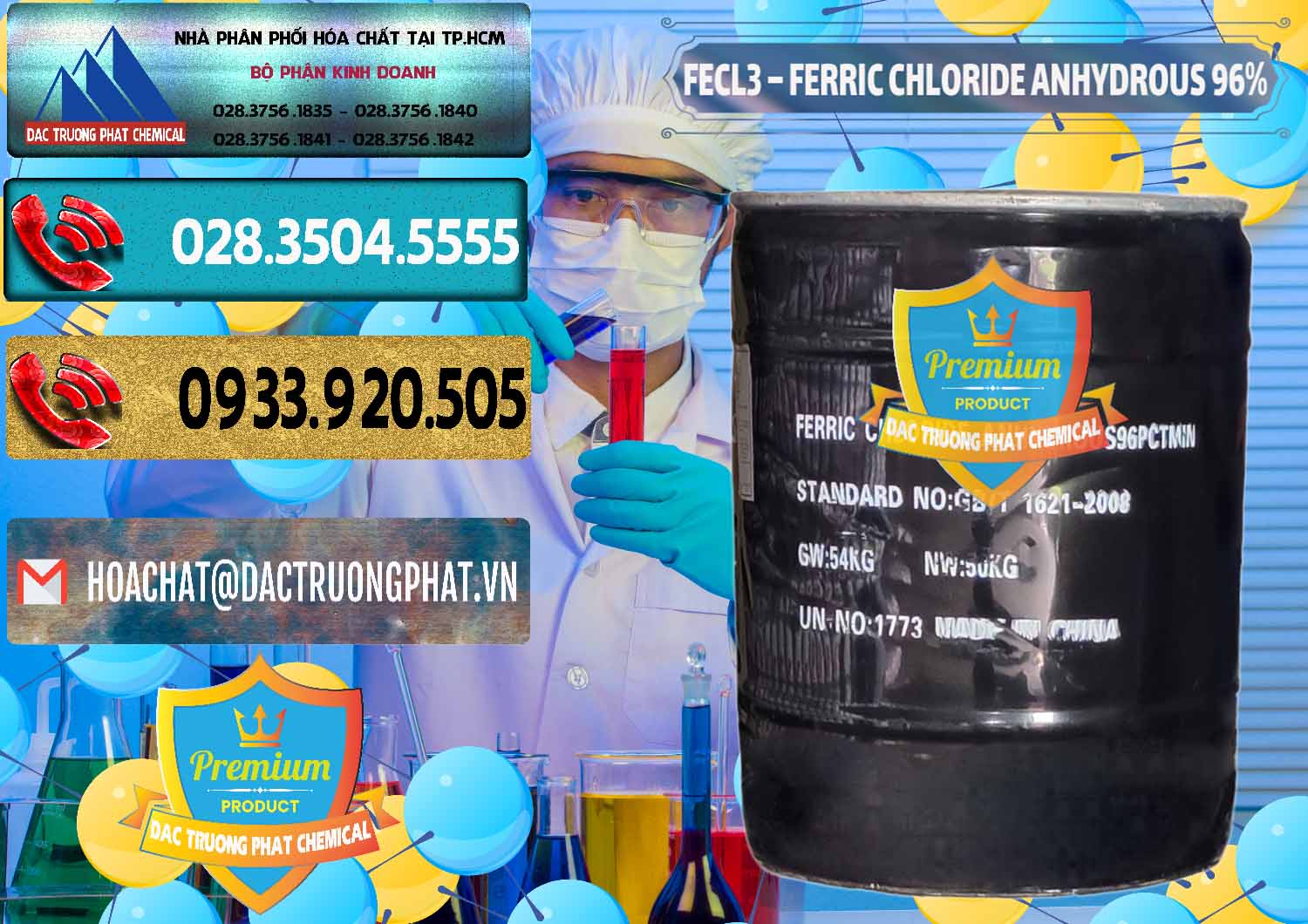 Nhập khẩu _ bán FECL3 – Ferric Chloride Anhydrous 96% Trung Quốc China - 0065 - Nơi phân phối và cung cấp hóa chất tại TP.HCM - hoachatdetnhuom.com