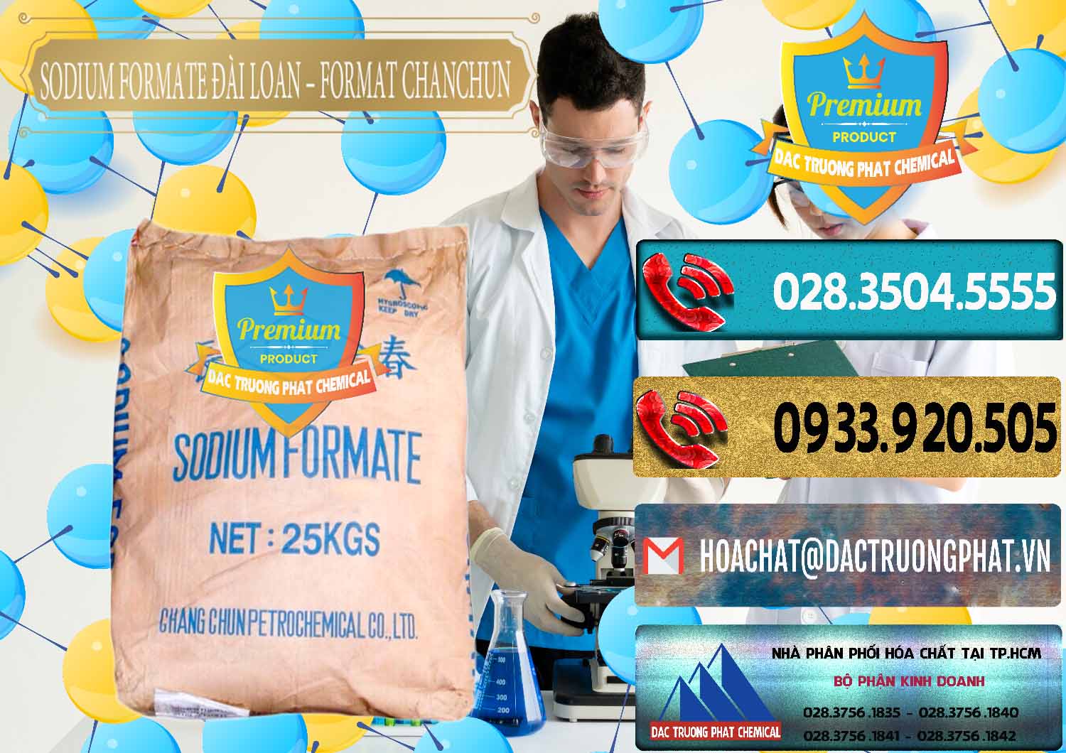 Kinh doanh ( bán ) Sodium Formate - Natri Format Đài Loan Taiwan - 0141 - Nhà phân phối - cung cấp hóa chất tại TP.HCM - hoachatdetnhuom.com