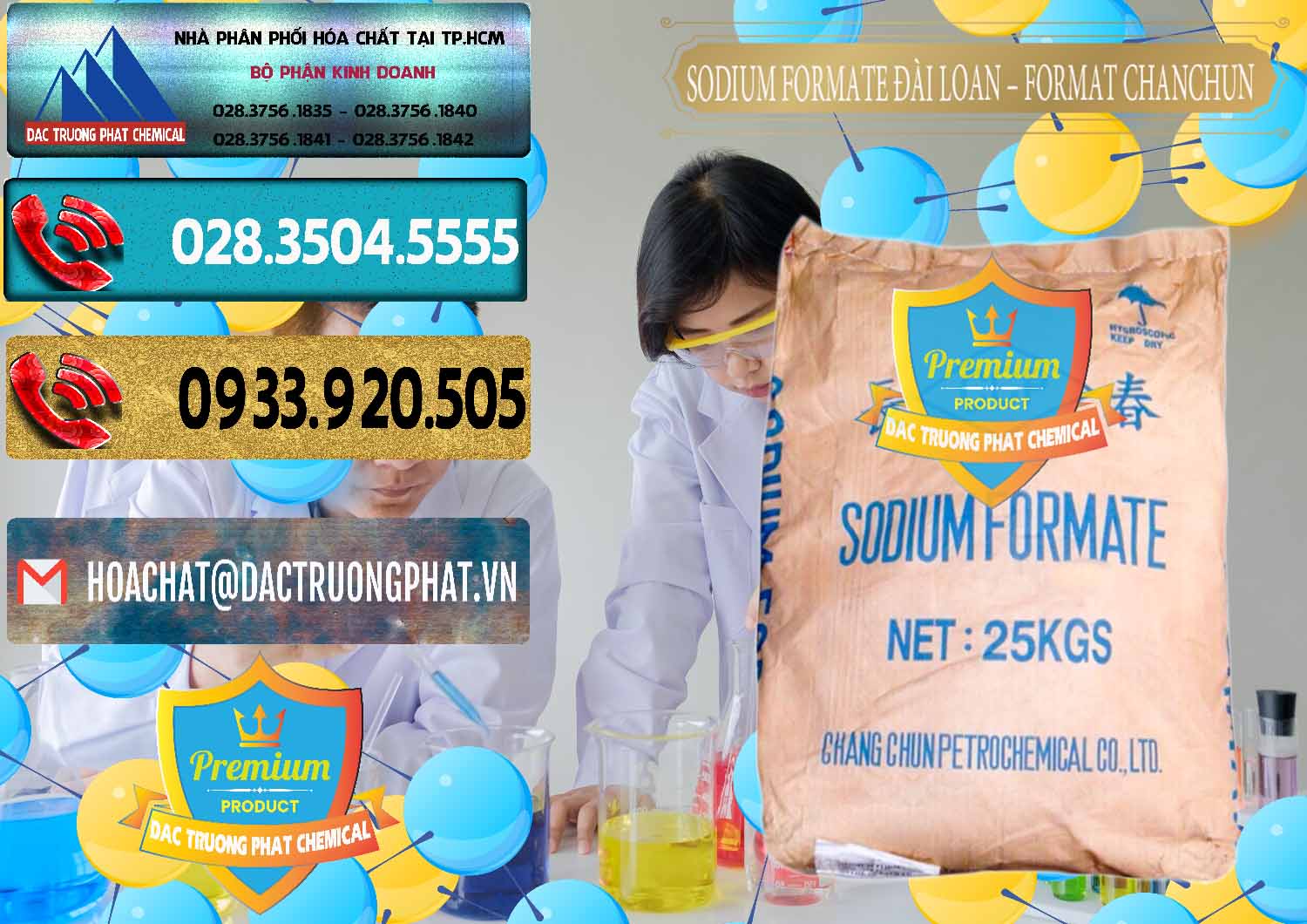 Nơi chuyên nhập khẩu & bán Sodium Formate - Natri Format Đài Loan Taiwan - 0141 - Đơn vị cung cấp & kinh doanh hóa chất tại TP.HCM - hoachatdetnhuom.com