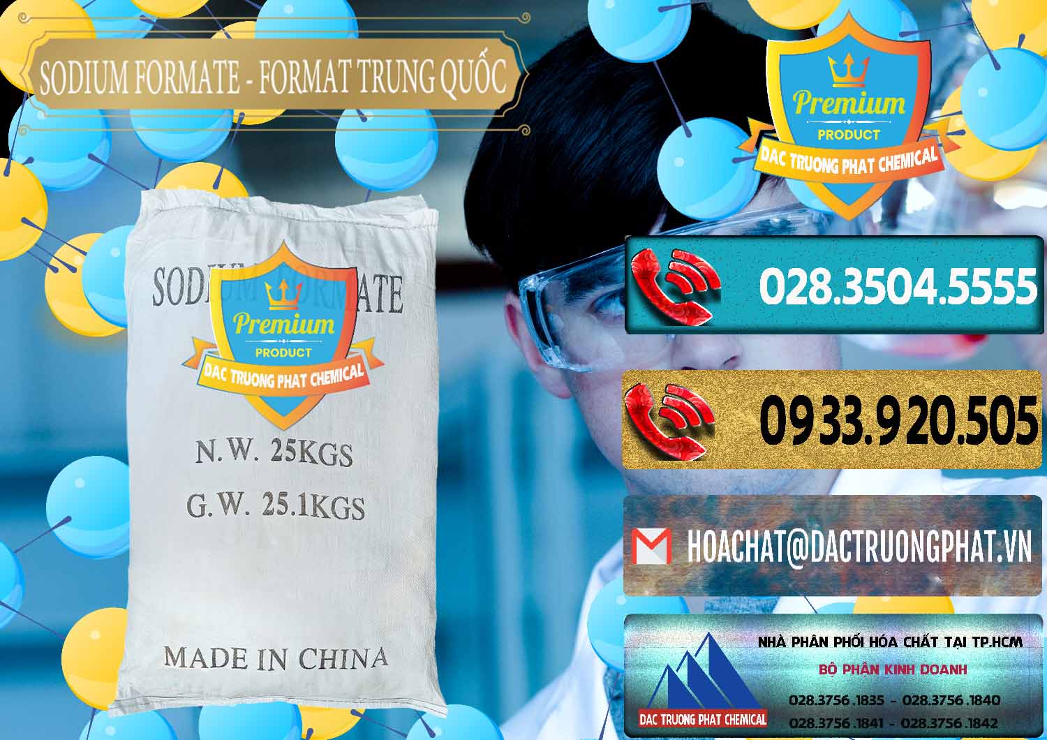 Công ty cung ứng ( bán ) Sodium Formate - Natri Format Trung Quốc China - 0142 - Nơi phân phối _ cung cấp hóa chất tại TP.HCM - hoachatdetnhuom.com