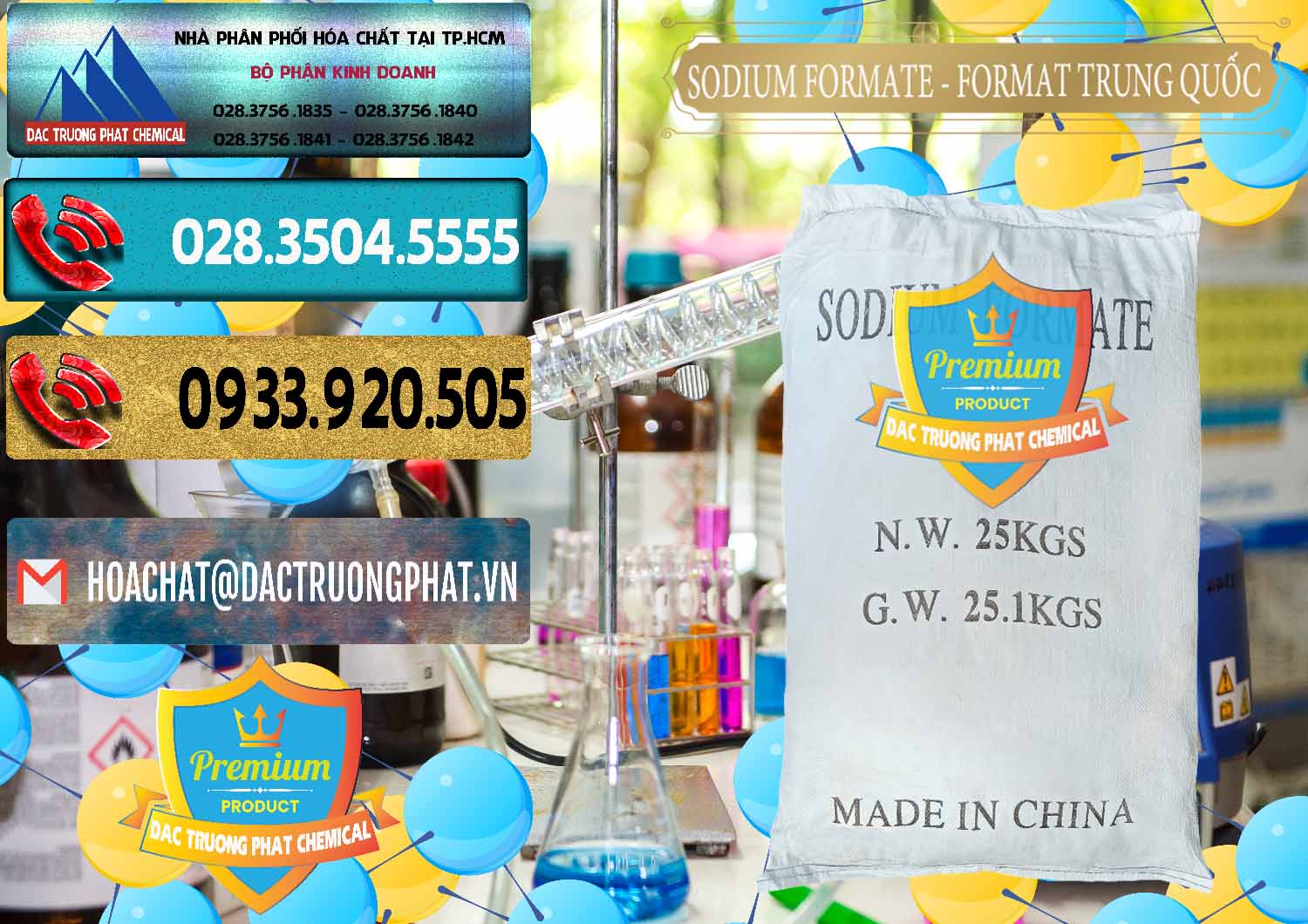Cung ứng và bán Sodium Formate - Natri Format Trung Quốc China - 0142 - Cty cung cấp và phân phối hóa chất tại TP.HCM - hoachatdetnhuom.com