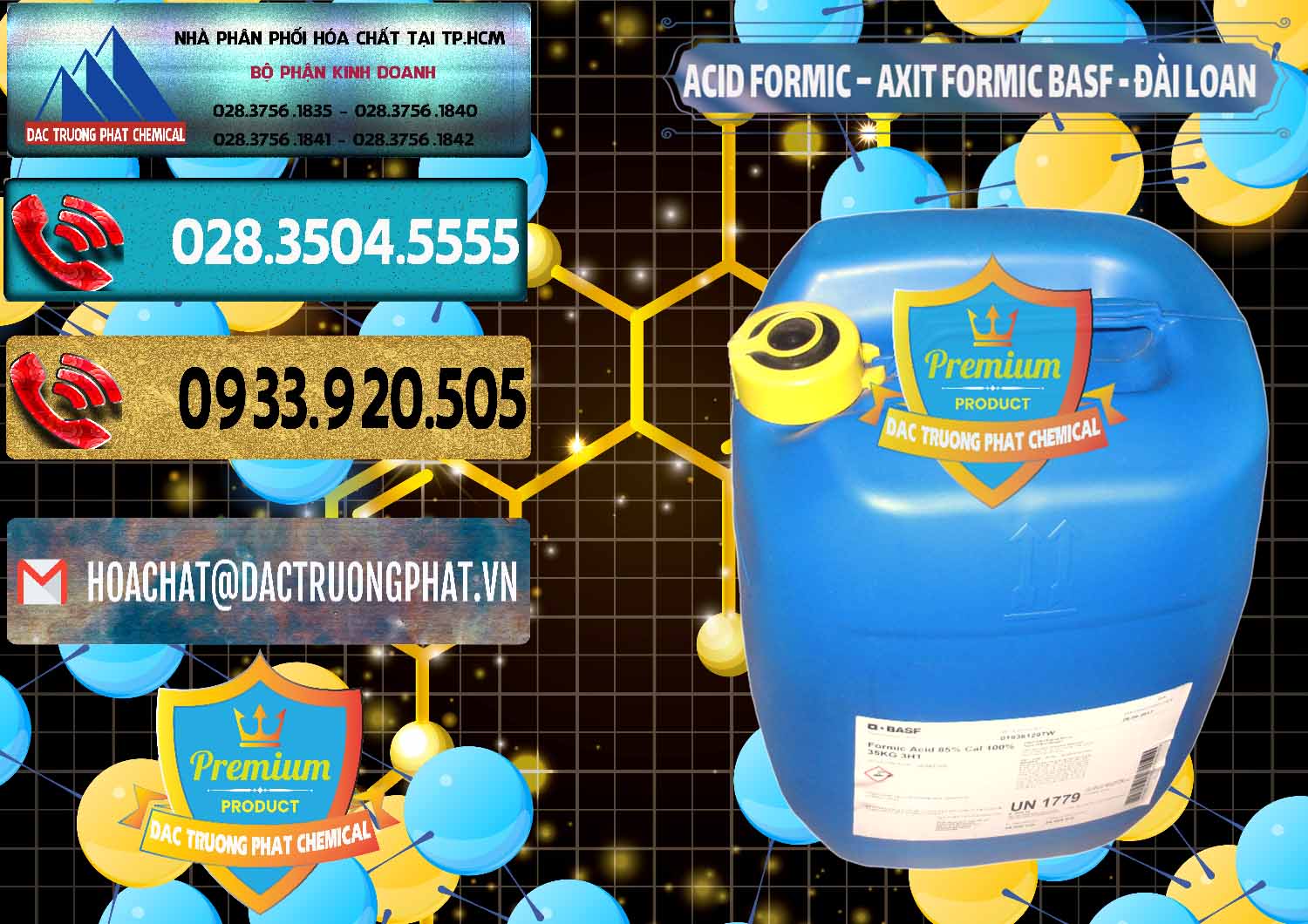 Bán & phân phối Acid Formic - Axit Formic 85% BASF Đài Loan Taiwan - 0027 - Kinh doanh & phân phối hóa chất tại TP.HCM - hoachatdetnhuom.com