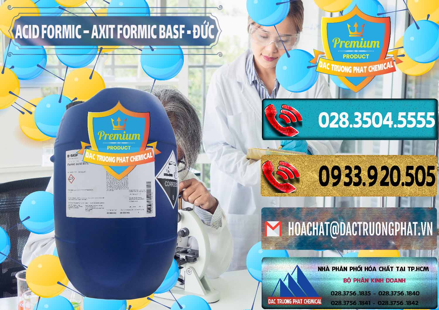 Cty cung cấp - bán Acid Formic - Axit Formic BASF Đức Germany - 0028 - Nơi phân phối và cung cấp hóa chất tại TP.HCM - hoachatdetnhuom.com