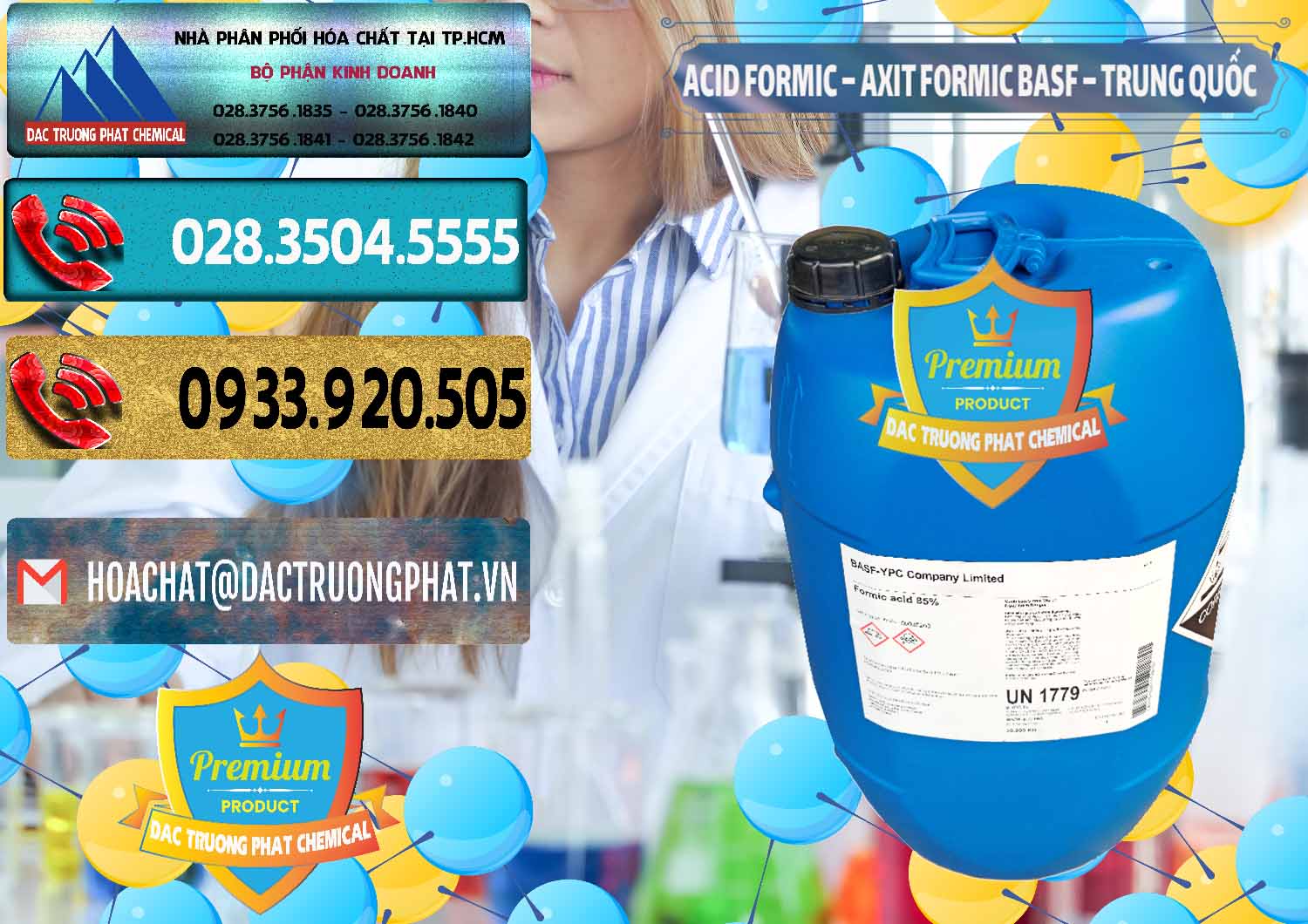 Đơn vị bán & phân phối Acid Formic - Axit Formic BASF Trung Quốc China - 0025 - Cty chuyên nhập khẩu _ cung cấp hóa chất tại TP.HCM - hoachatdetnhuom.com
