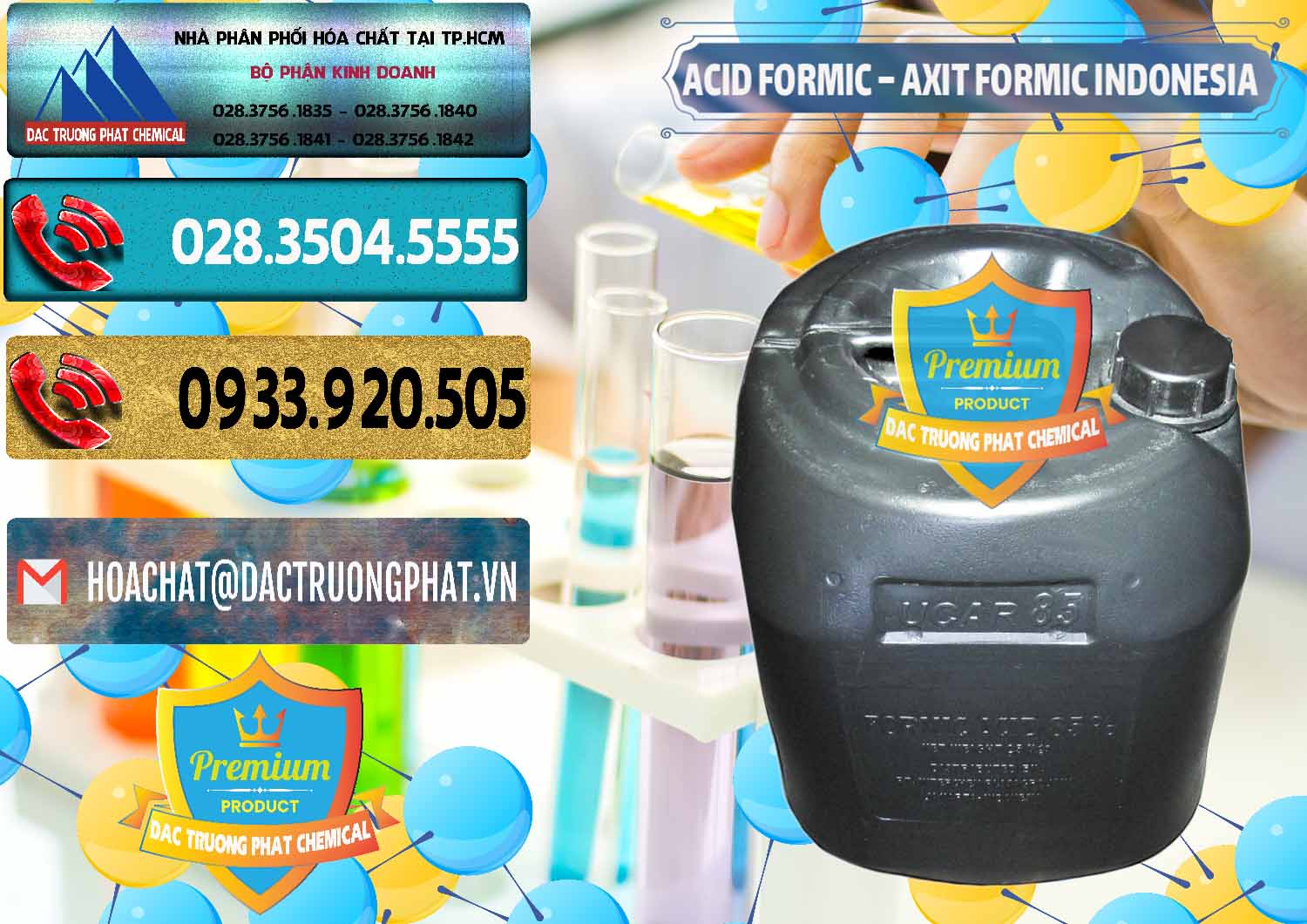 Kinh doanh & bán Acid Formic - Axit Formic Indonesia - 0026 - Cty chuyên kinh doanh & cung cấp hóa chất tại TP.HCM - hoachatdetnhuom.com
