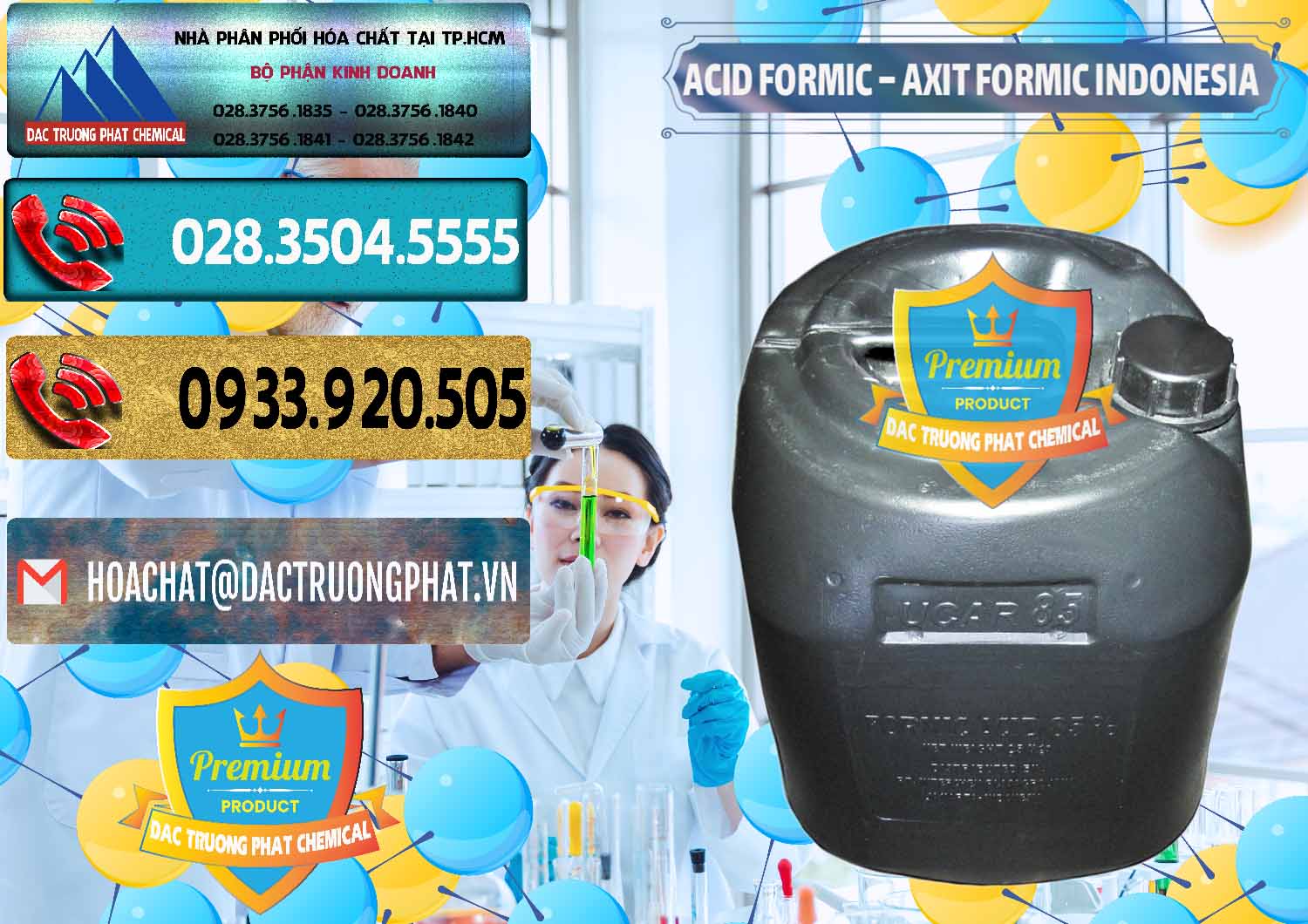 Nơi chuyên kinh doanh - bán Acid Formic - Axit Formic Indonesia - 0026 - Cung cấp ( phân phối ) hóa chất tại TP.HCM - hoachatdetnhuom.com
