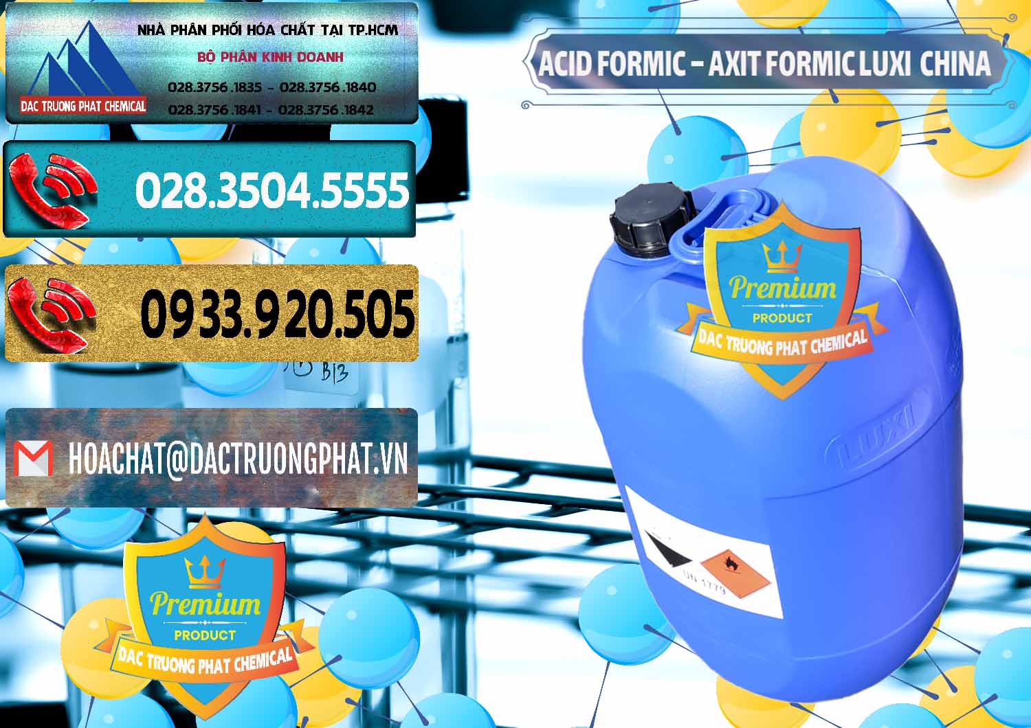 Cty chuyên kinh doanh _ bán Acid Formic - Axit Formic Luxi Trung Quốc China - 0029 - Đơn vị cung cấp ( bán ) hóa chất tại TP.HCM - hoachatdetnhuom.com