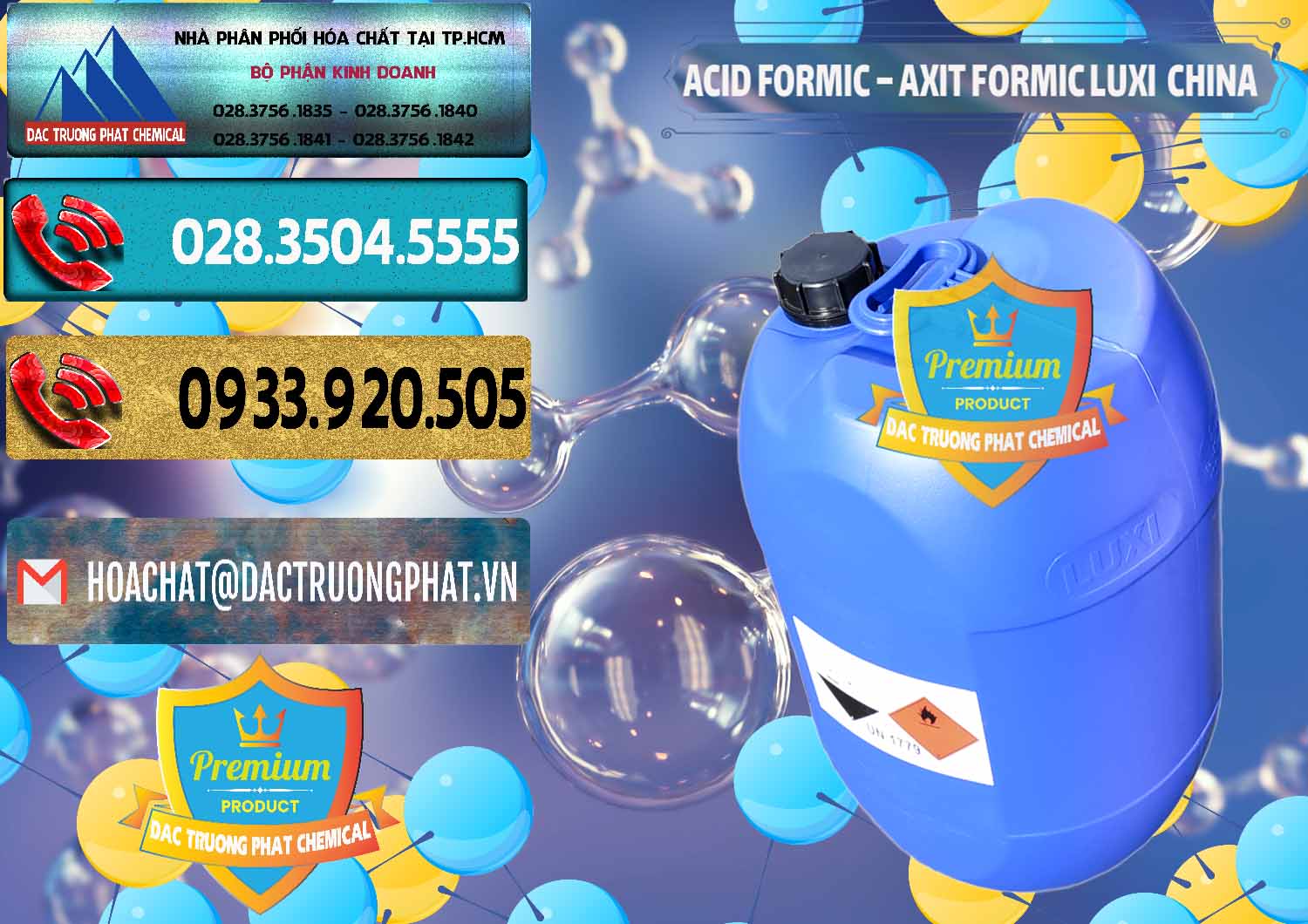Kinh doanh _ bán Acid Formic - Axit Formic Luxi Trung Quốc China - 0029 - Công ty chuyên nhập khẩu _ phân phối hóa chất tại TP.HCM - hoachatdetnhuom.com