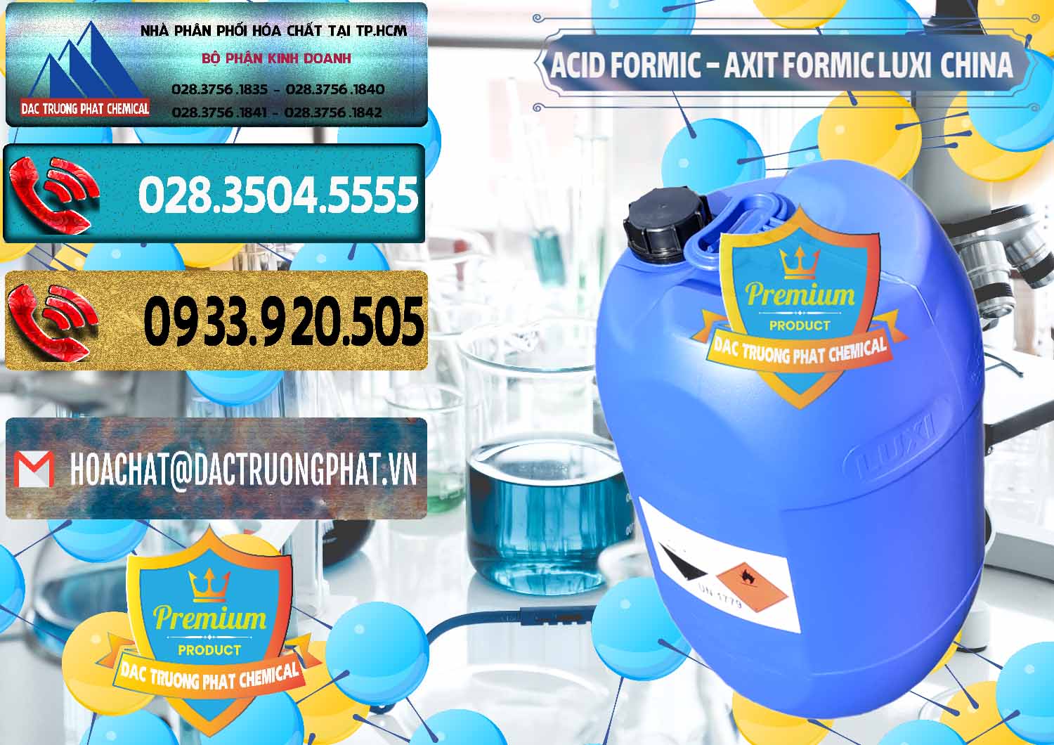 Nơi bán - cung cấp Acid Formic - Axit Formic Luxi Trung Quốc China - 0029 - Công ty phân phối và nhập khẩu hóa chất tại TP.HCM - hoachatdetnhuom.com
