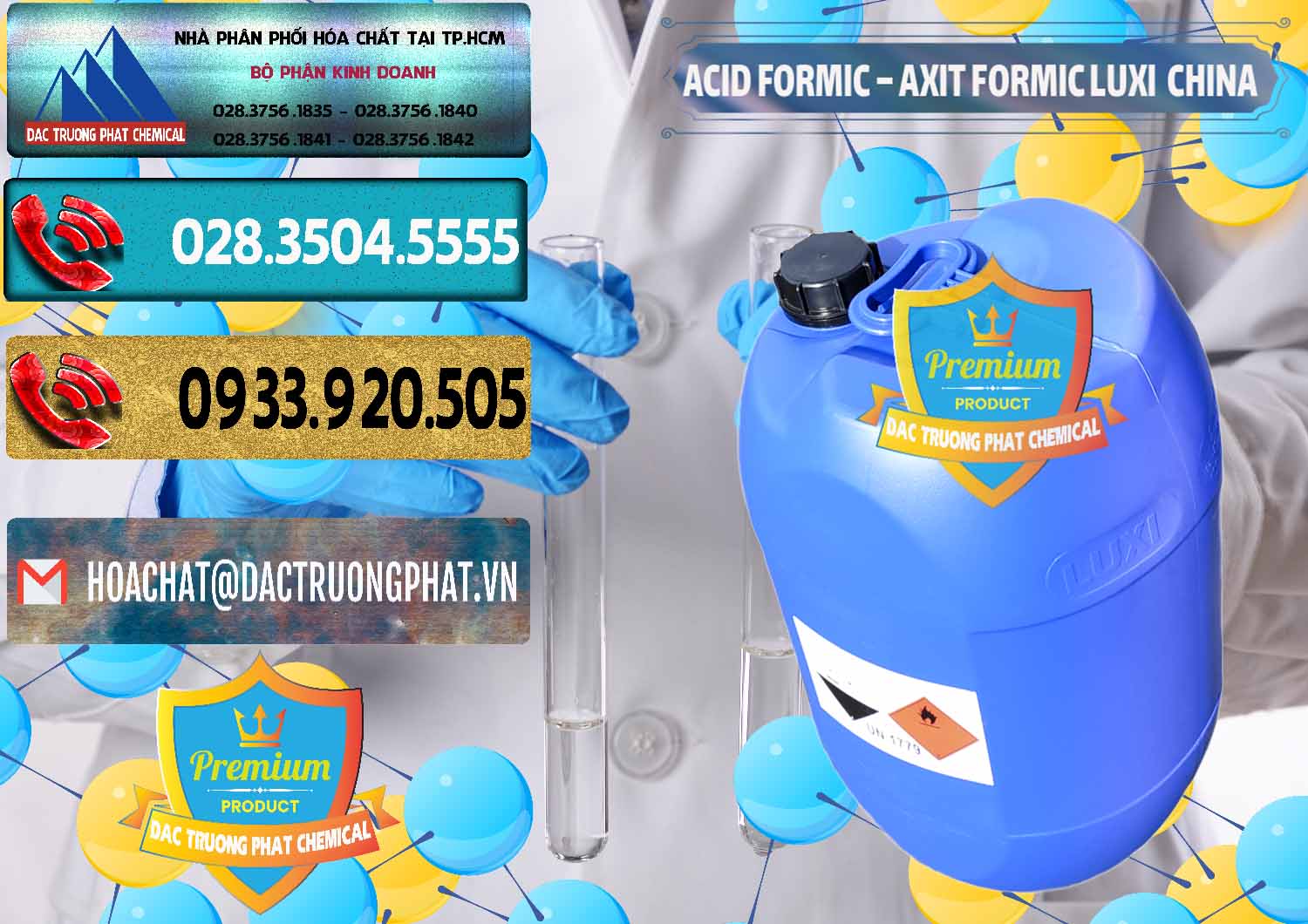Đơn vị chuyên bán và cung cấp Acid Formic - Axit Formic Luxi Trung Quốc China - 0029 - Đơn vị cung cấp ( phân phối ) hóa chất tại TP.HCM - hoachatdetnhuom.com