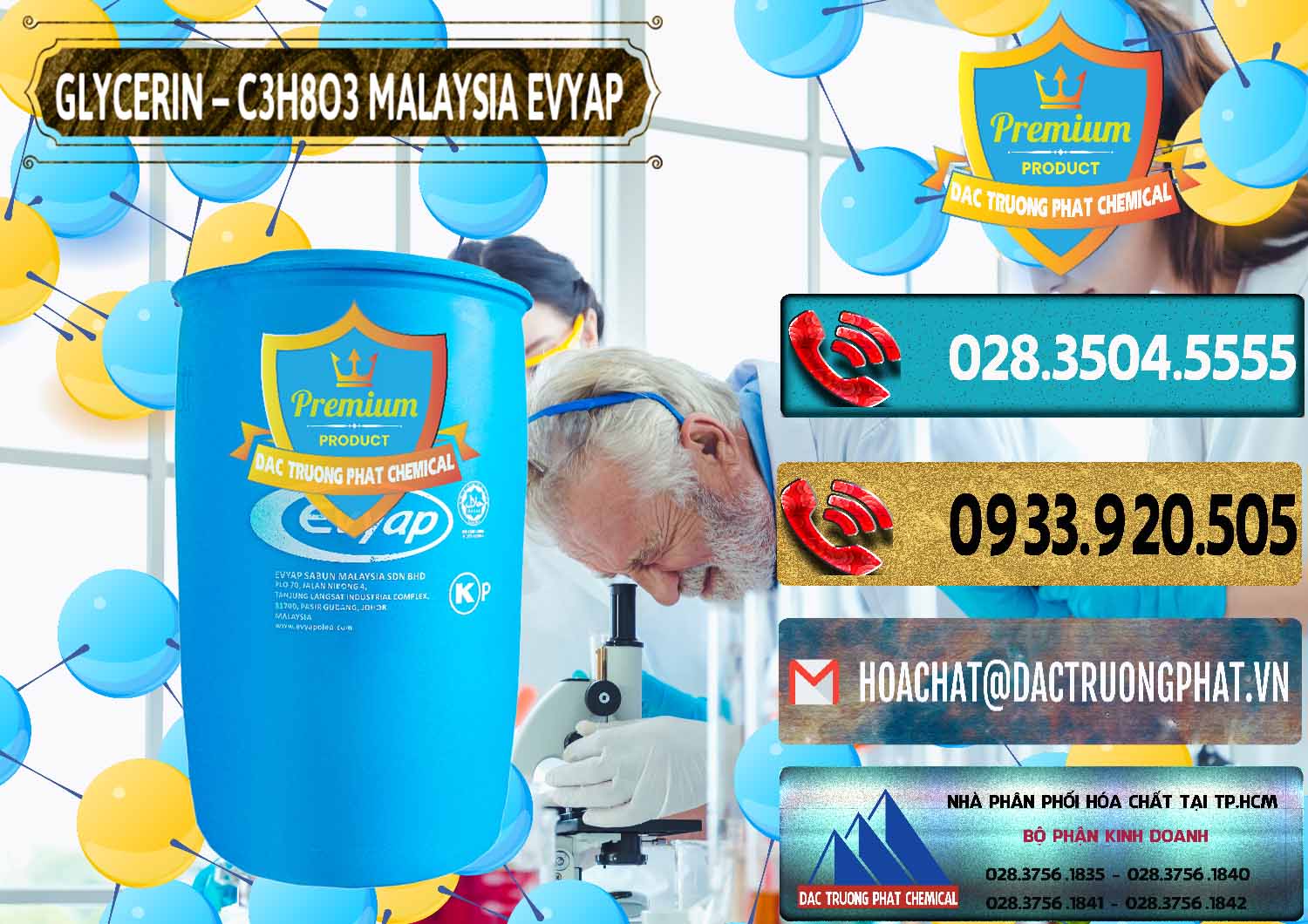 Nhà cung ứng - bán Glycerin – C3H8O3 Malaysia Evyap - 0066 - Công ty phân phối - nhập khẩu hóa chất tại TP.HCM - hoachatdetnhuom.com