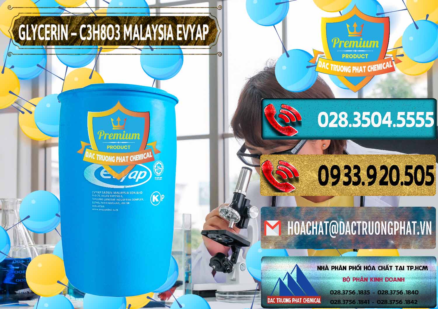 Cty chuyên kinh doanh _ bán Glycerin – C3H8O3 Malaysia Evyap - 0066 - Đơn vị chuyên cung cấp & kinh doanh hóa chất tại TP.HCM - hoachatdetnhuom.com