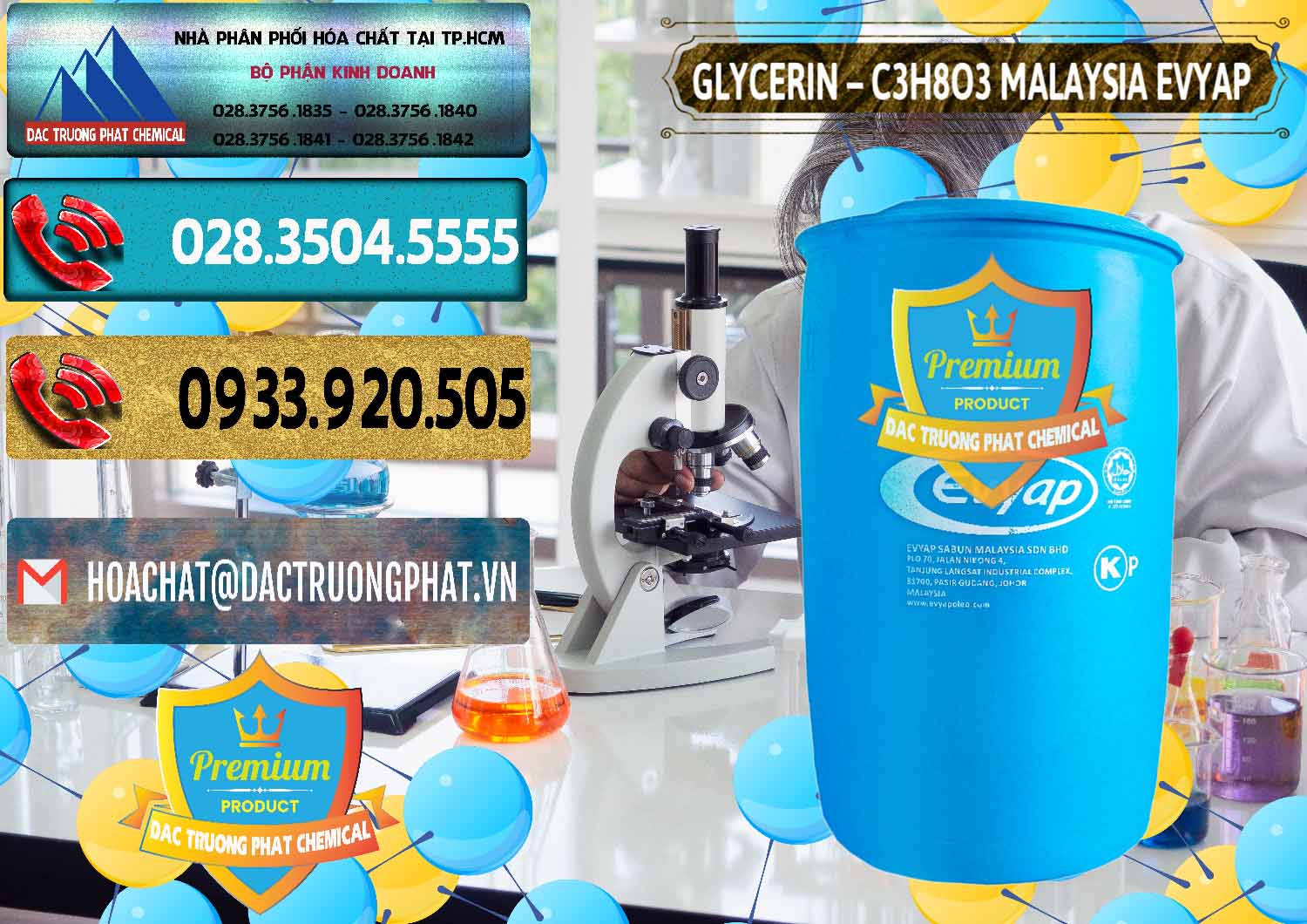 Đơn vị chuyên bán * phân phối Glyxerine Lỏng - Glycerin Lỏng Malaysia Evyap Đơn vị chuyên cung cấp - bán Glycerin – C3H8O3 Malaysia Evyap - 0066 - Công ty cung cấp và bán hóa chất tại TP.HCM - hoachatdetnhuom.com