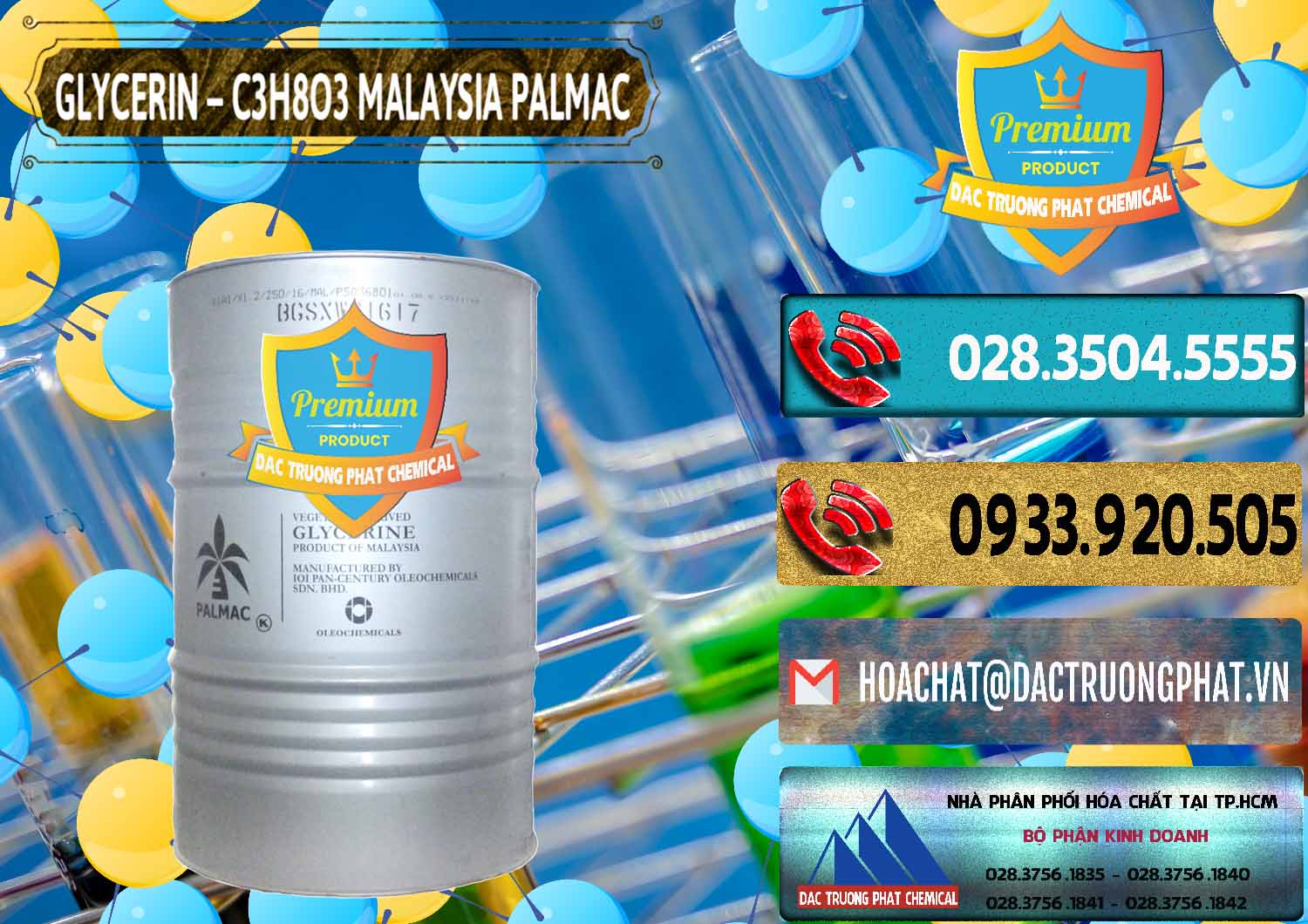 Cty bán ( cung cấp ) Glycerin – C3H8O3 99.7% Malaysia Palmac - 0067 - Công ty cung ứng _ phân phối hóa chất tại TP.HCM - hoachatdetnhuom.com