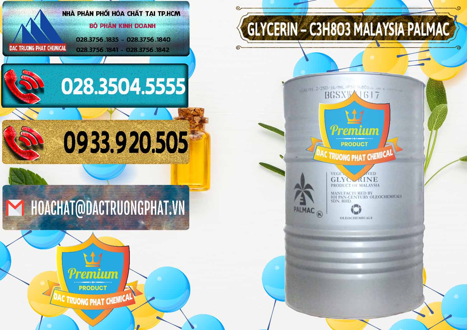 Chuyên bán & cung ứng Glycerin – C3H8O3 99.7% Malaysia Palmac - 0067 - Công ty chuyên cung cấp ( nhập khẩu ) hóa chất tại TP.HCM - hoachatdetnhuom.com
