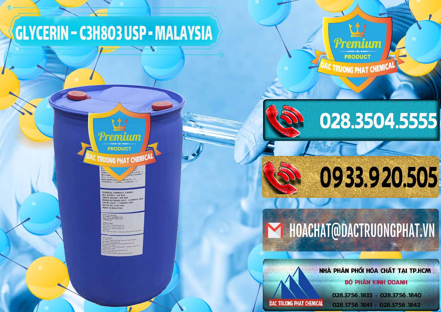 Công ty bán và cung cấp Glycerin – C3H8O3 USP Malaysia - 0233 - Đơn vị nhập khẩu ( cung cấp ) hóa chất tại TP.HCM - hoachatdetnhuom.com