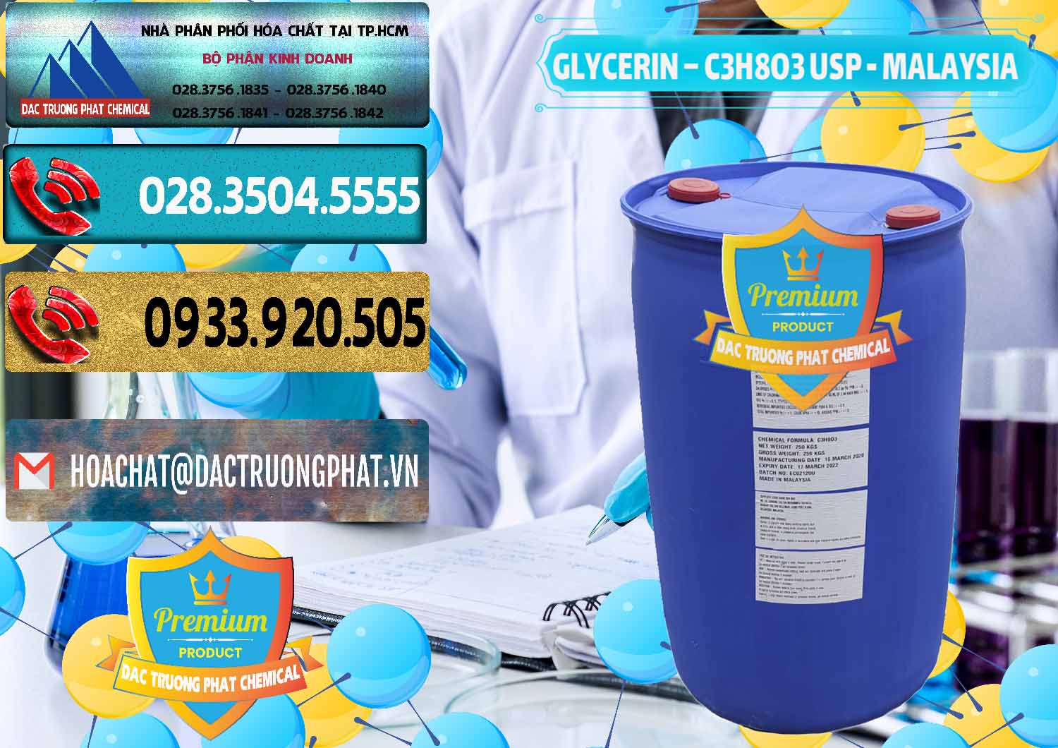Kinh doanh _ bán Glycerin – C3H8O3 USP Malaysia - 0233 - Công ty chuyên cung ứng ( phân phối ) hóa chất tại TP.HCM - hoachatdetnhuom.com
