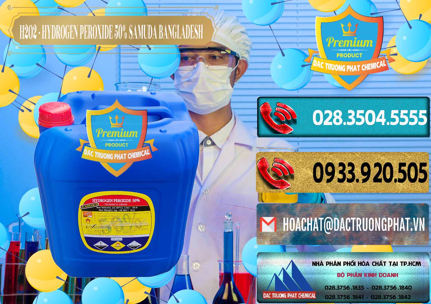 Chuyên cung ứng _ bán H2O2 - Hydrogen Peroxide 50% Samuda Bangladesh - 0077 - Chuyên bán _ phân phối hóa chất tại TP.HCM - hoachatdetnhuom.com